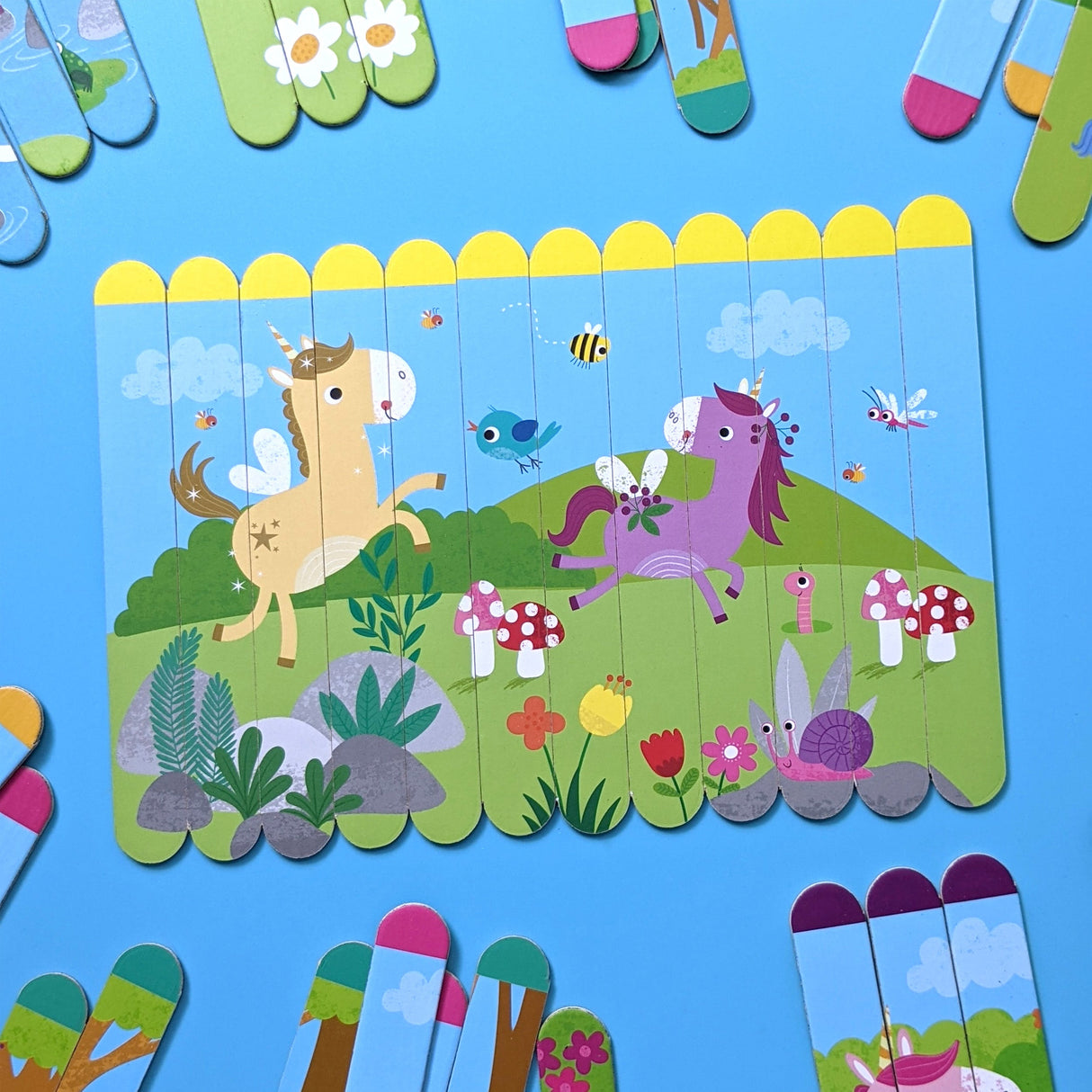Unicorn Lolly Stick Puzzle