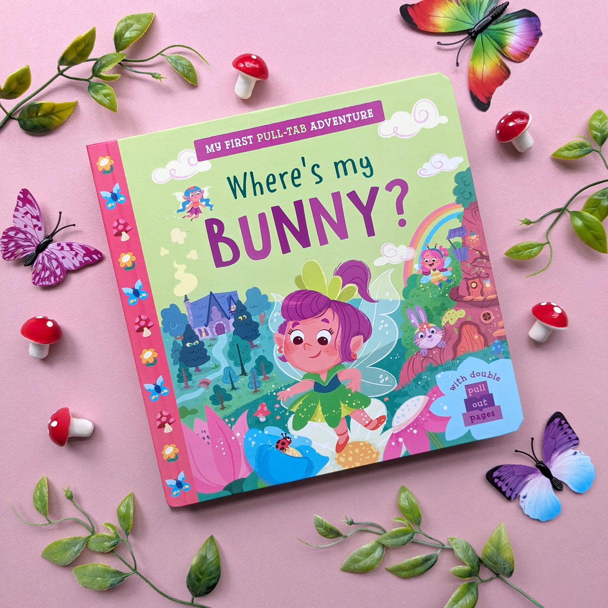 Where’s My Bunny? Children’s Giant Pull-Tab Adventure Book