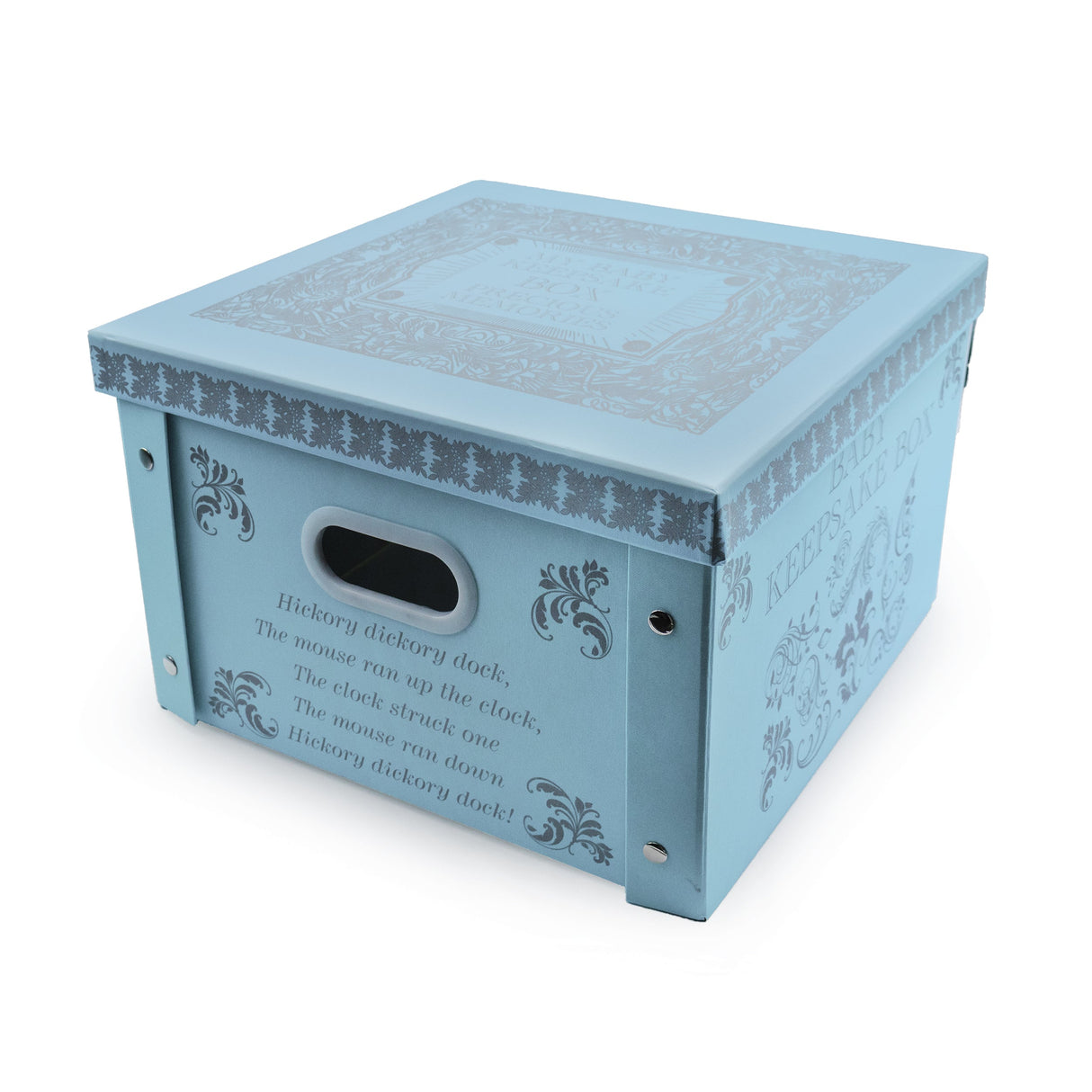 Baby Keepsake Collapsible Storage Box – Hickory, Dickory Dock