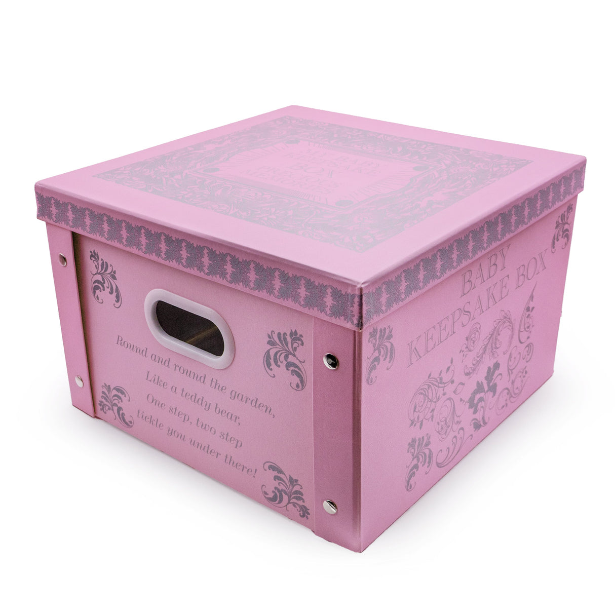 Baby Keepsake Collapsible Storage Box – Round and Round The Garden