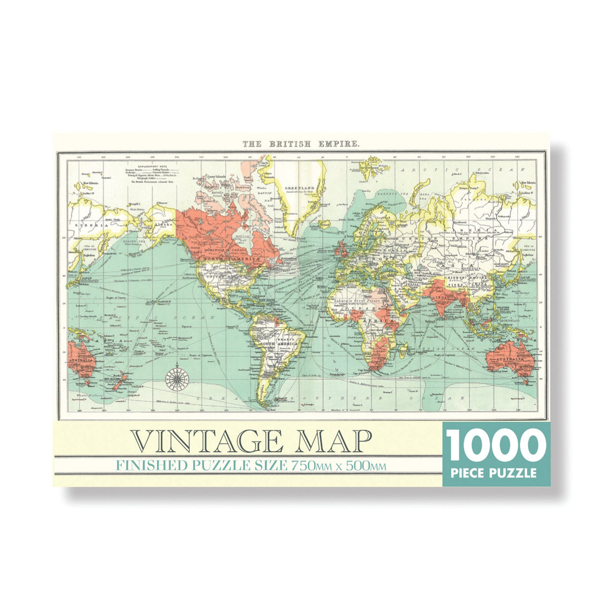 Vintage Map – 1000 Piece Puzzle