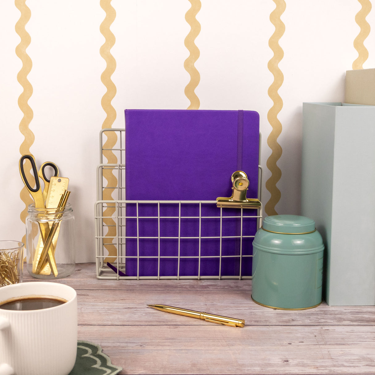 RK Deep Purple B5 Journal Notebook – Classic Hardback Design