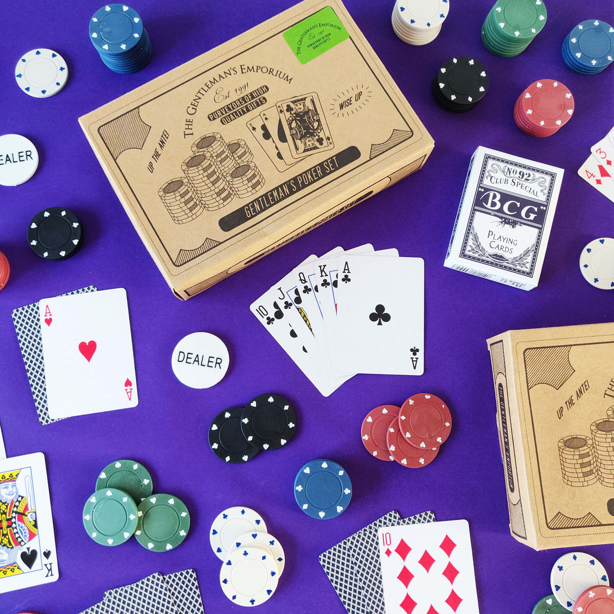 The Gentlemen’s Emporium - 100 Chip Poker Set