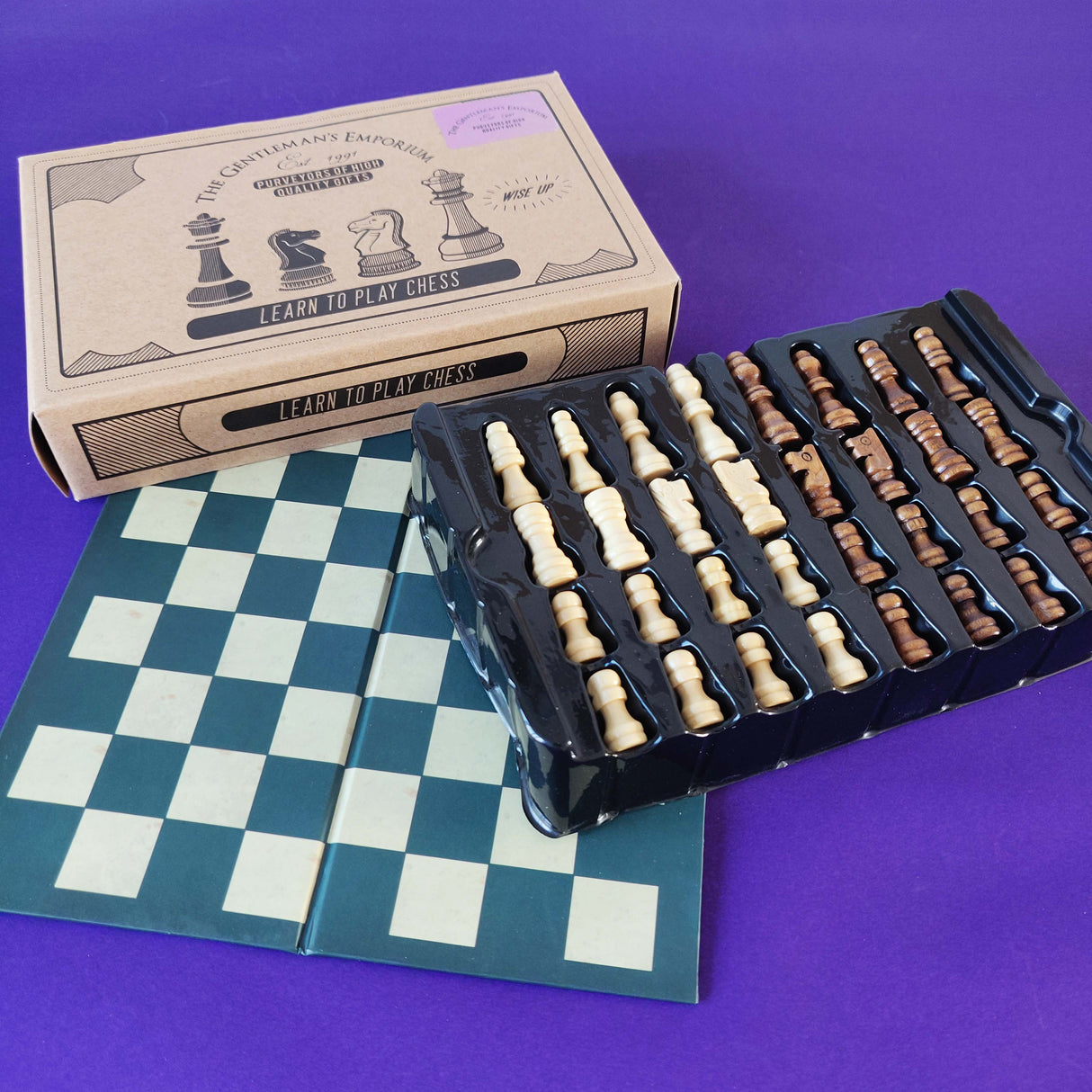 The Gentlemen’s Emporium - Learn to Play Chess Set