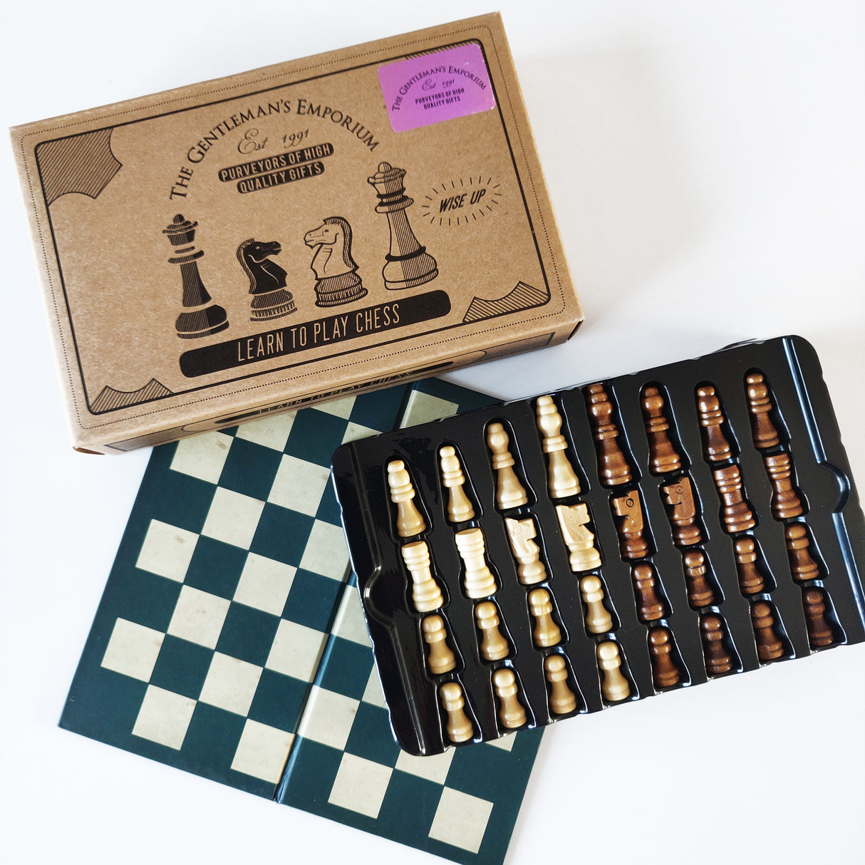 The Gentlemen’s Emporium - Learn to Play Chess Set