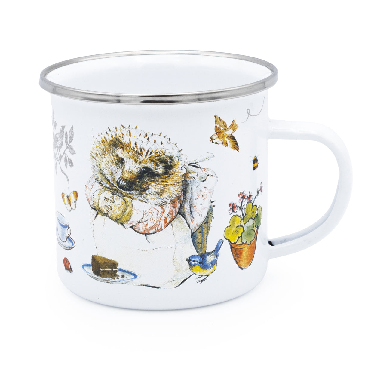 Mrs. Tiggy-Winkle Enamel Mug - Classic Beatrix Potter Design