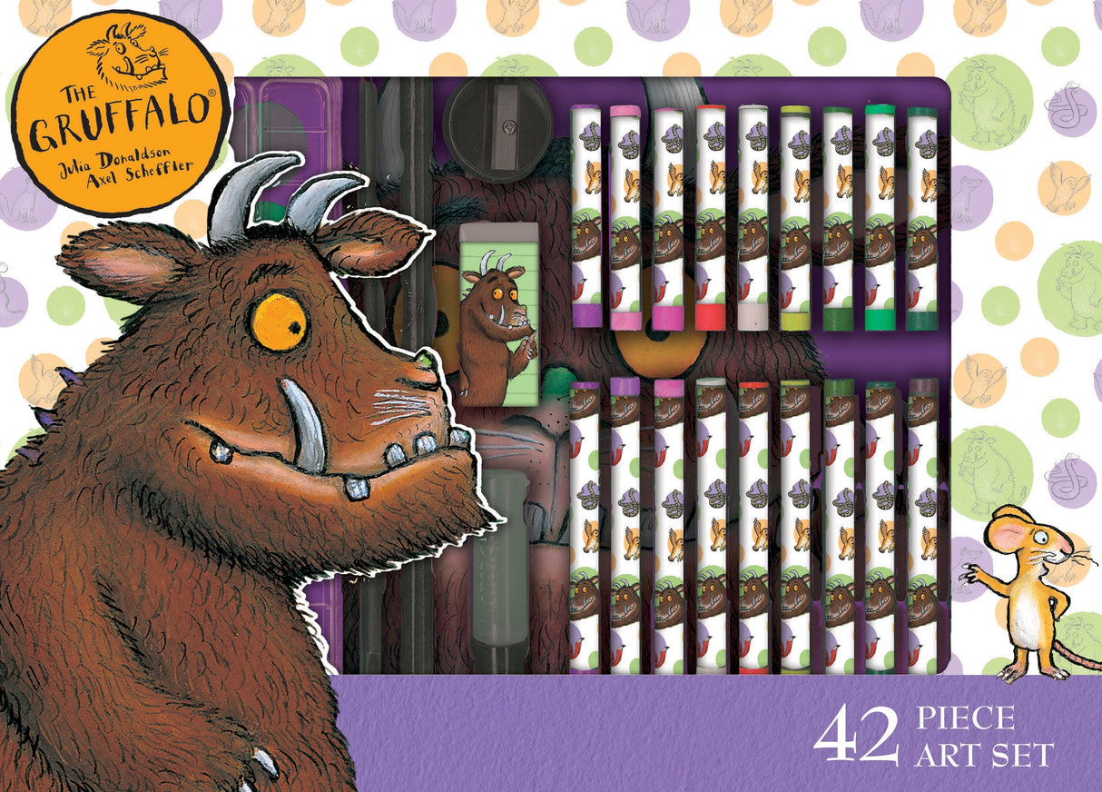 The Gruffalo Children's 42 Piece Art Set