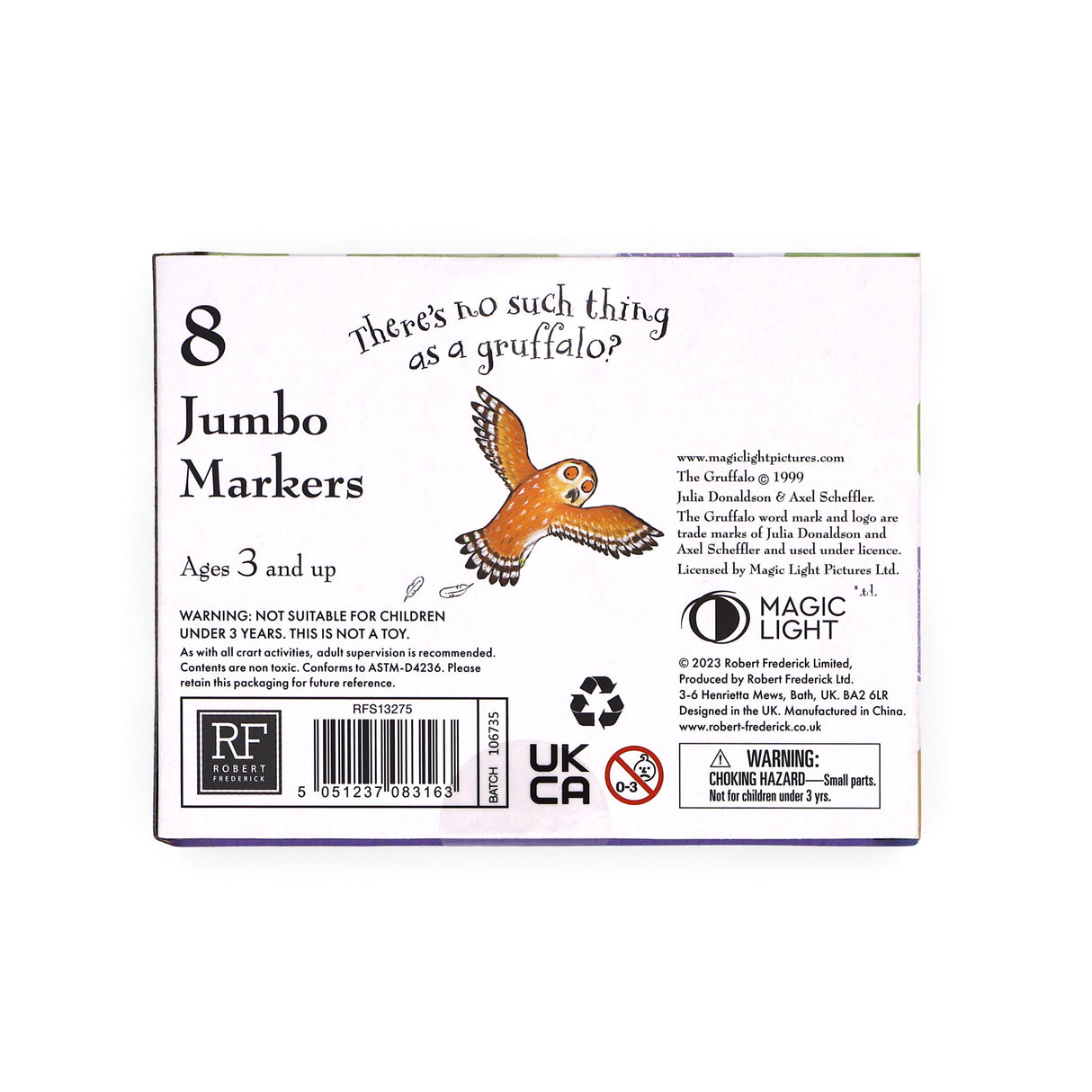 The Gruffalo Set of 8 Jumbo Marker Pens