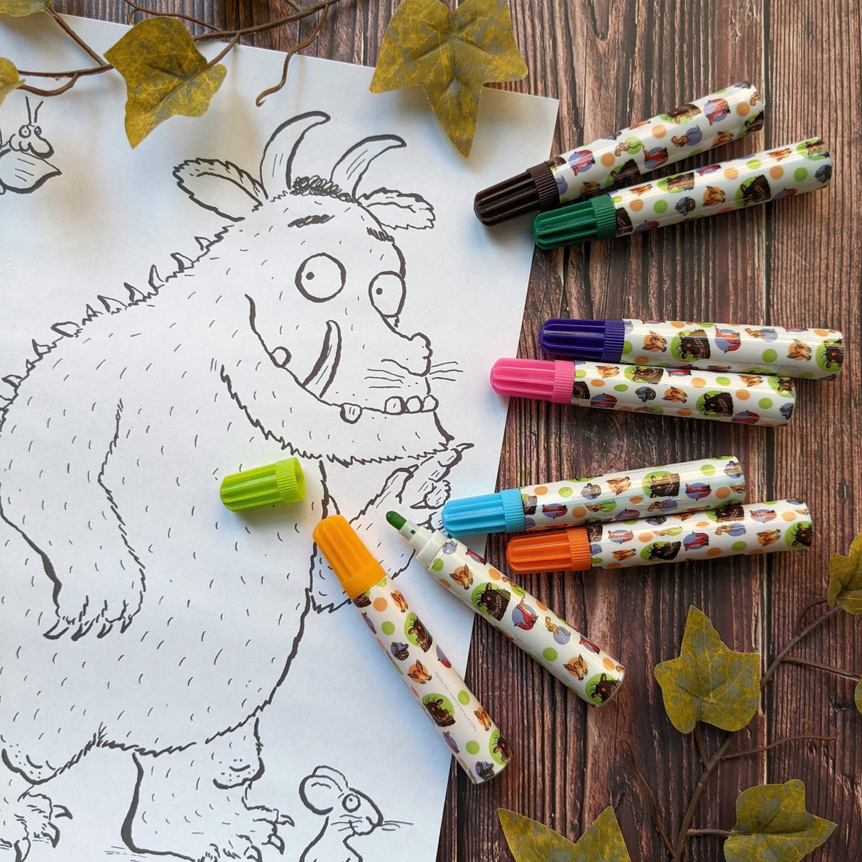 The Gruffalo Set of 8 Jumbo Marker Pens