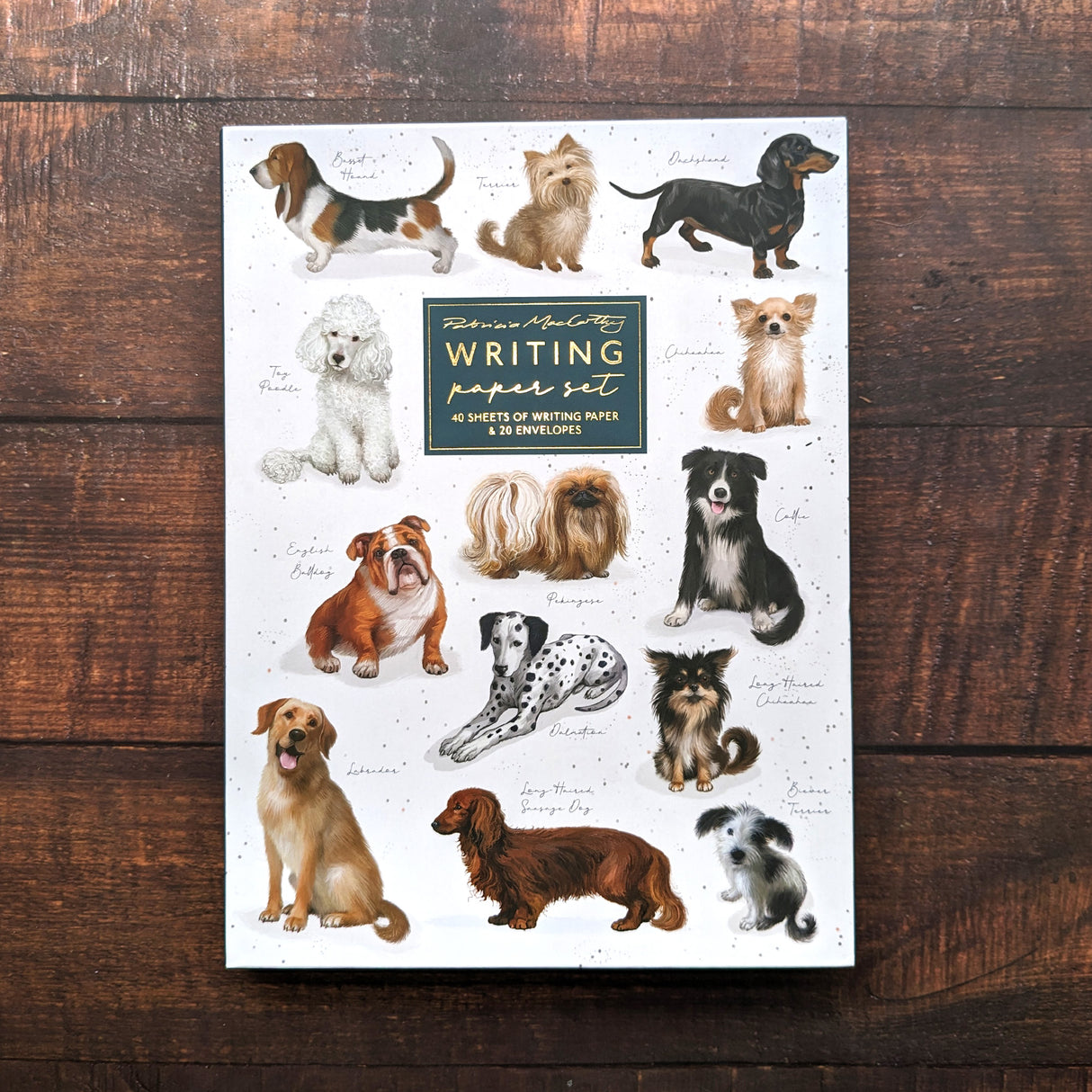 Patricia MacCarthy Writing Paper Set - Dogs Design