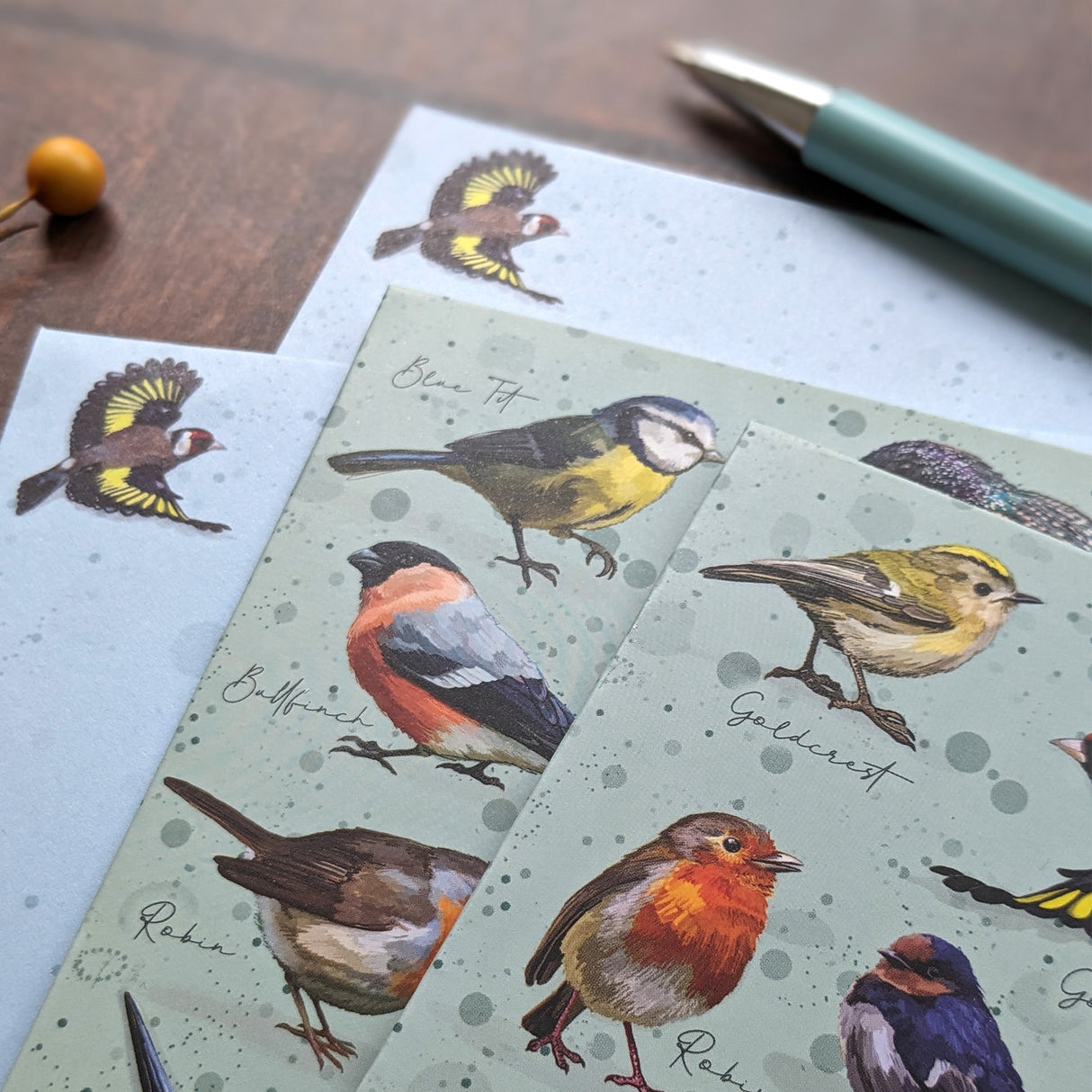 British Birds Notecard & Pen Gift Set