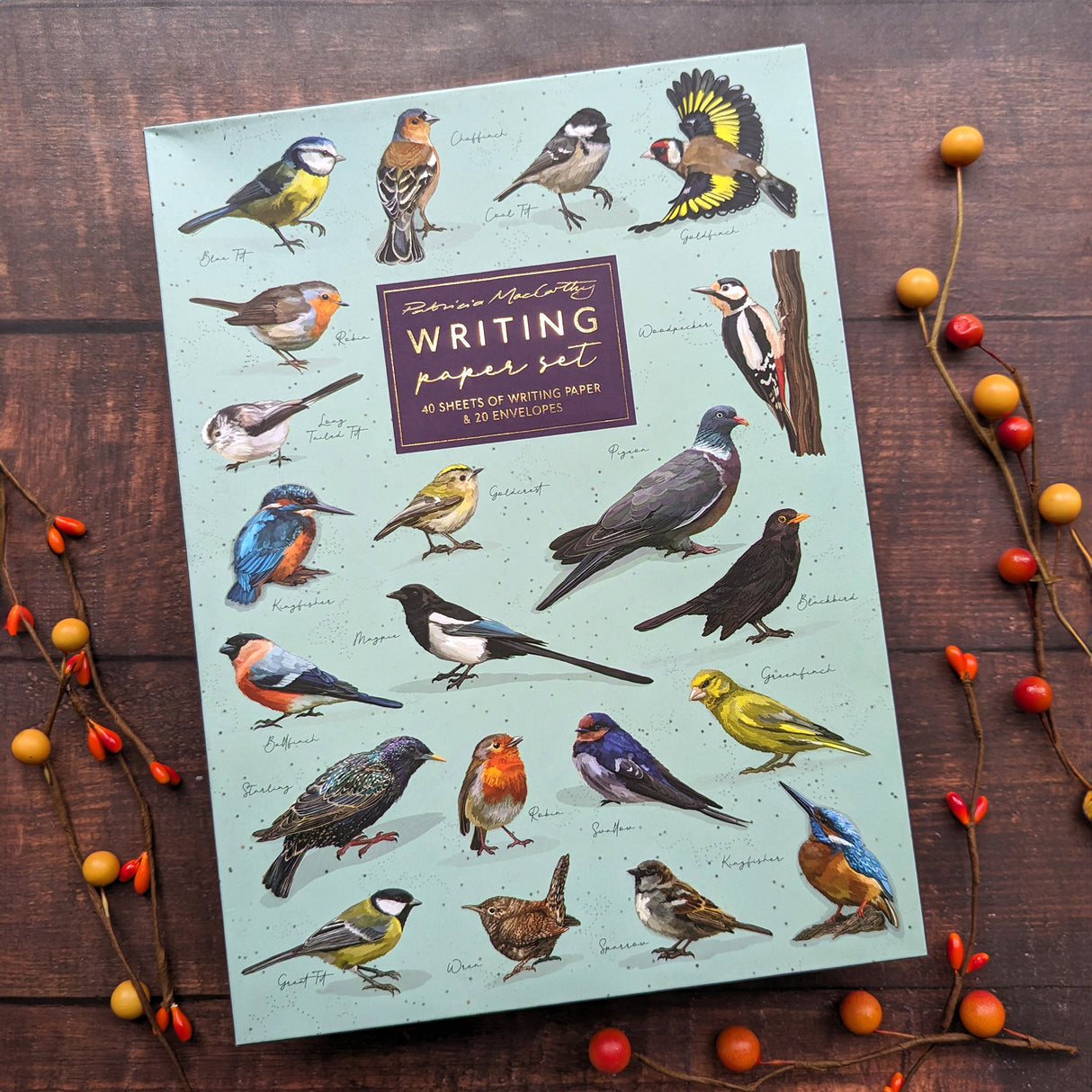 Patricia MacCarthy Writing Paper Set - Birds Design
