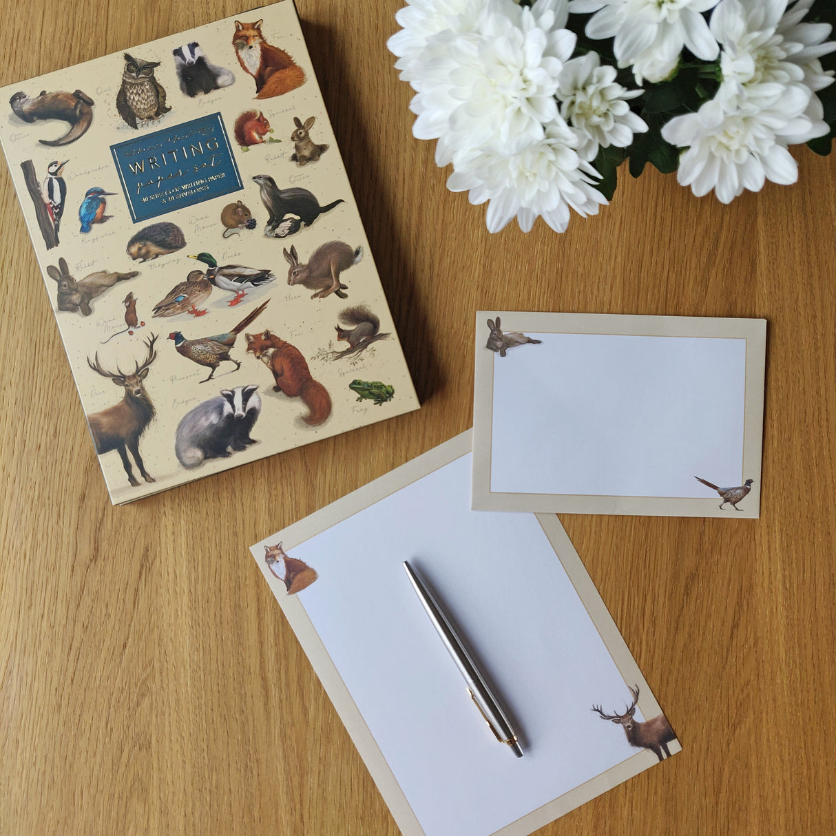 Patricia MacCarthy Writing Paper Set - Wildlife Design