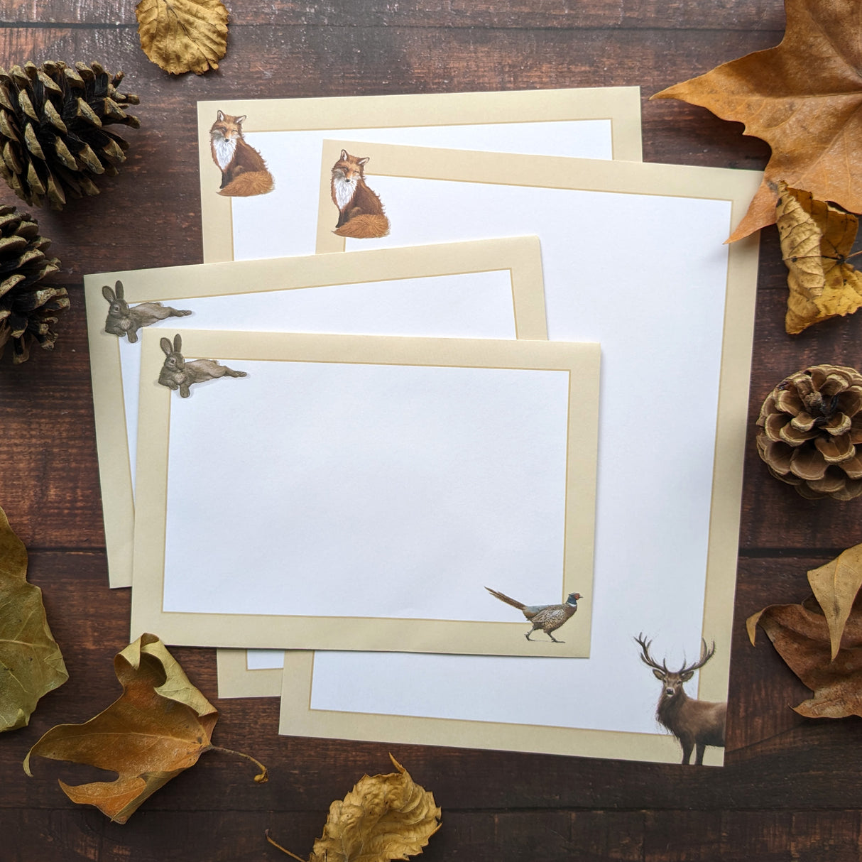 Patricia MacCarthy Writing Paper Set - Wildlife Design
