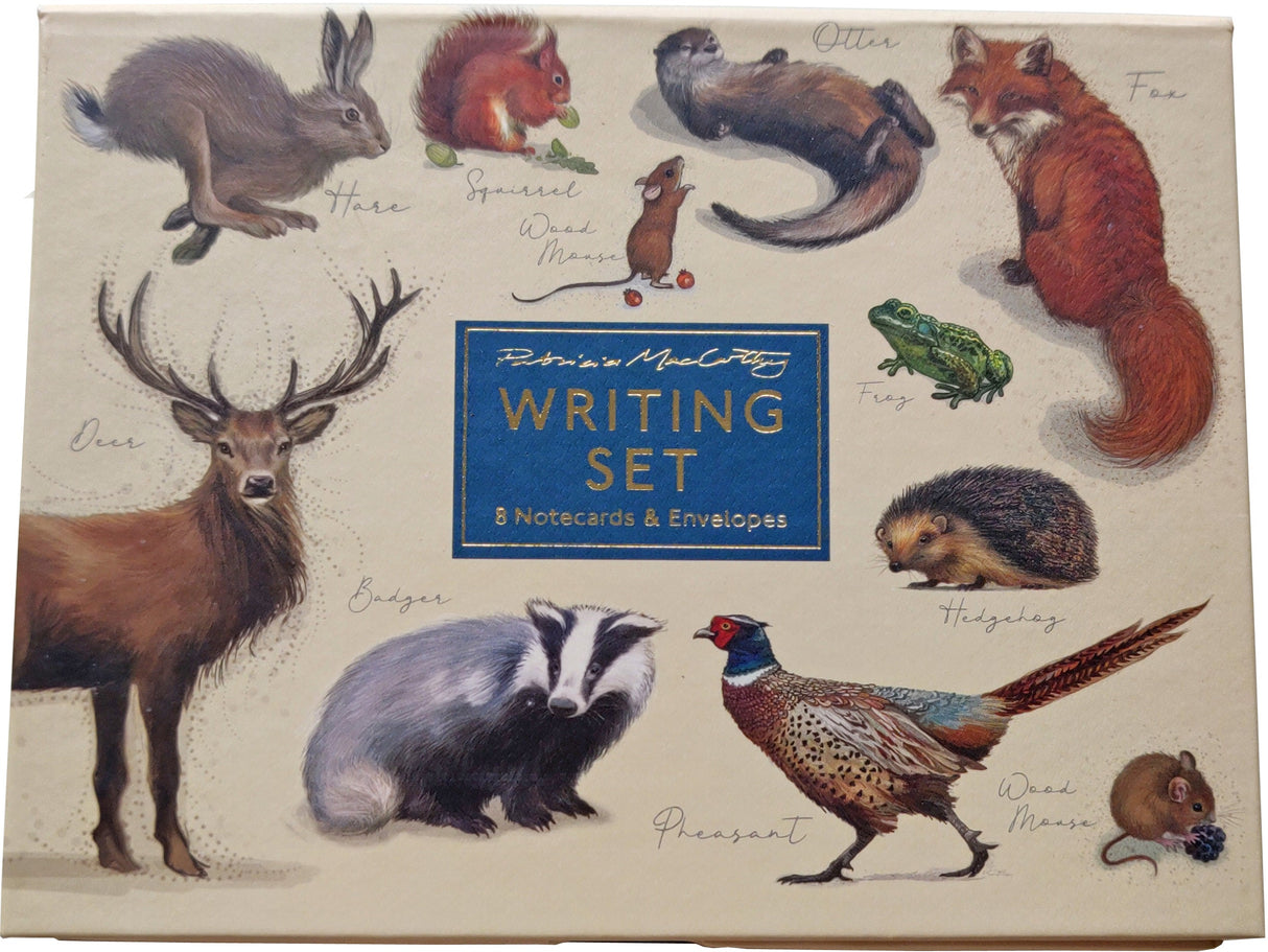 Patricia MacCarthy Notecards and Envelope Set - Wildlife Design