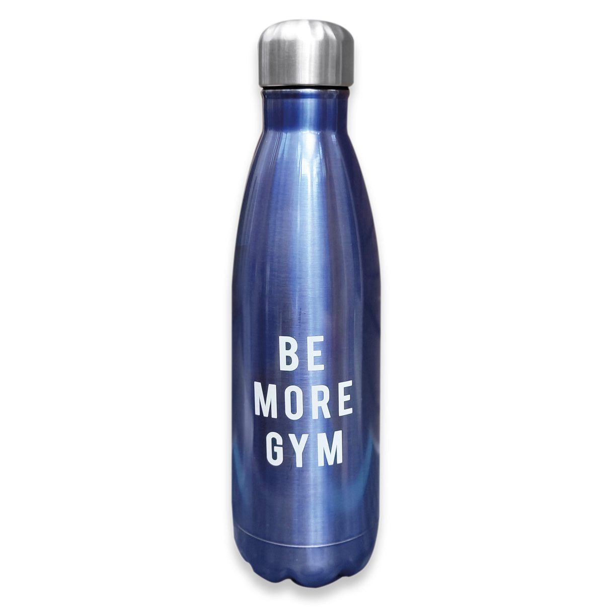 Metallic Hydration Bottle - “Be More Gym” 1L Sports Bottle