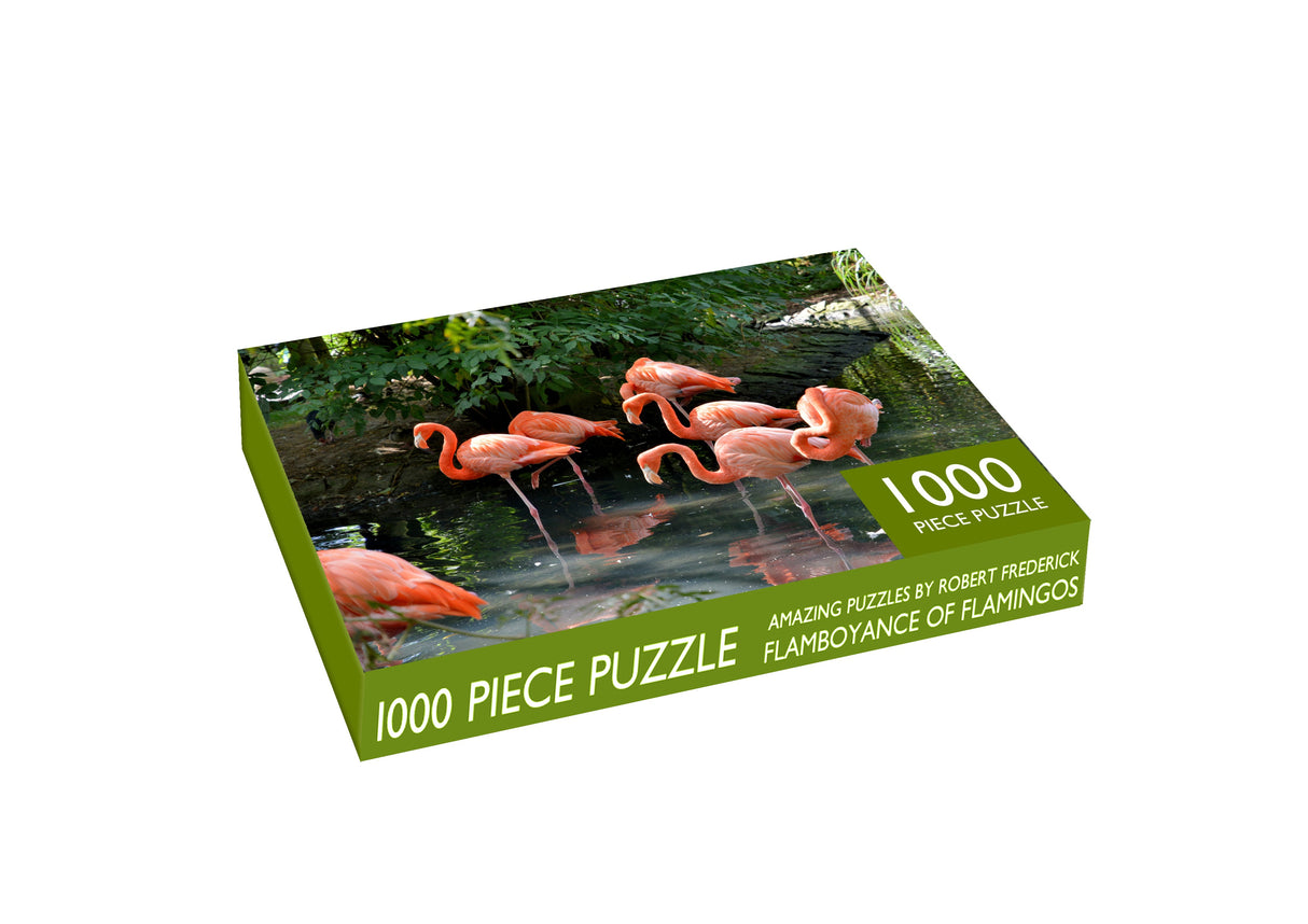 Flamboyance Of Flamingos - 1000 Piece Puzzle