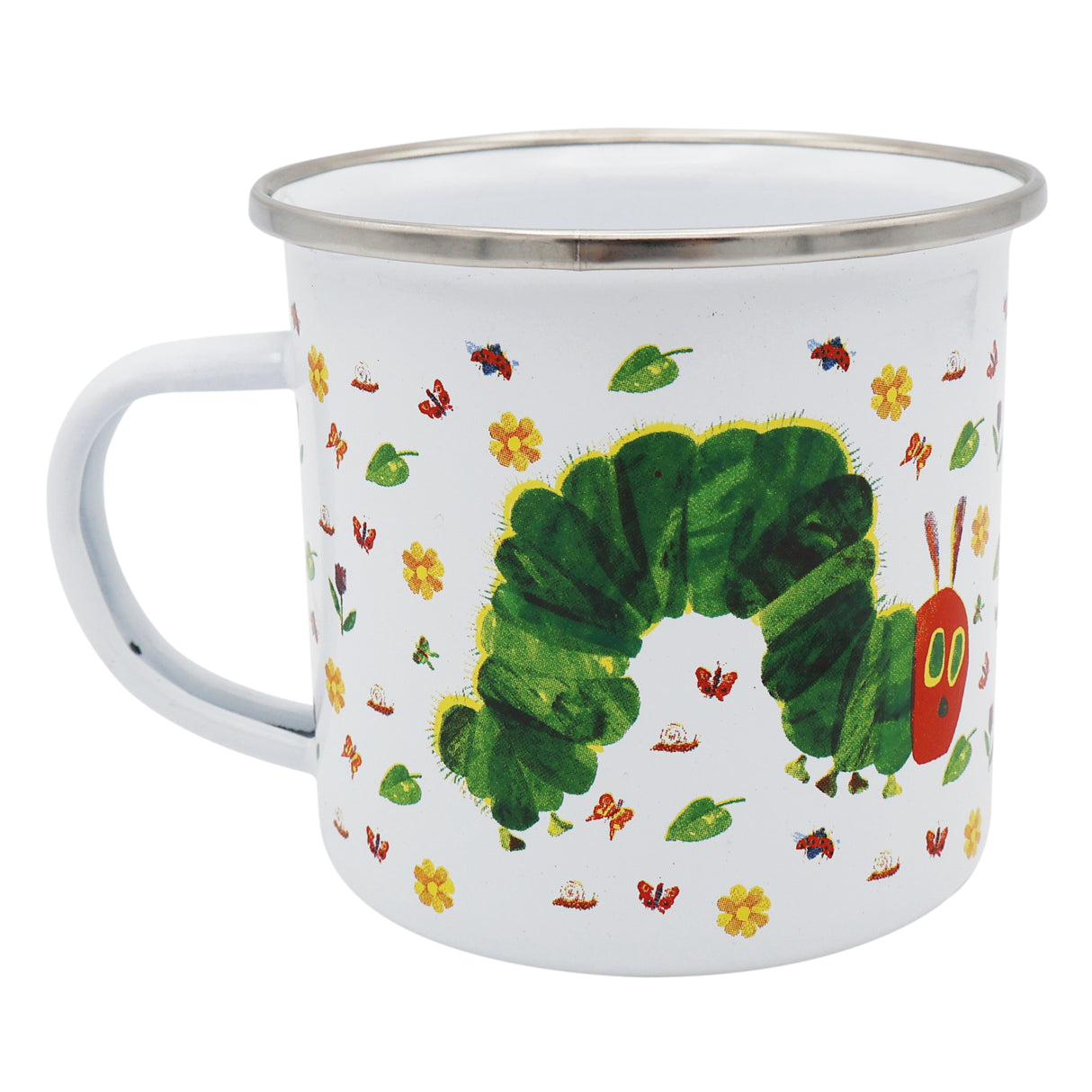 Very Hungry Caterpillar Enamel Mug - Colourful Eric Carle Design