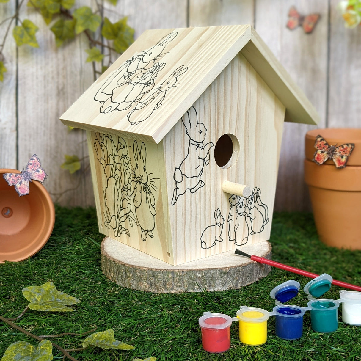 Peter Rabbit Paint Your Own Bird House