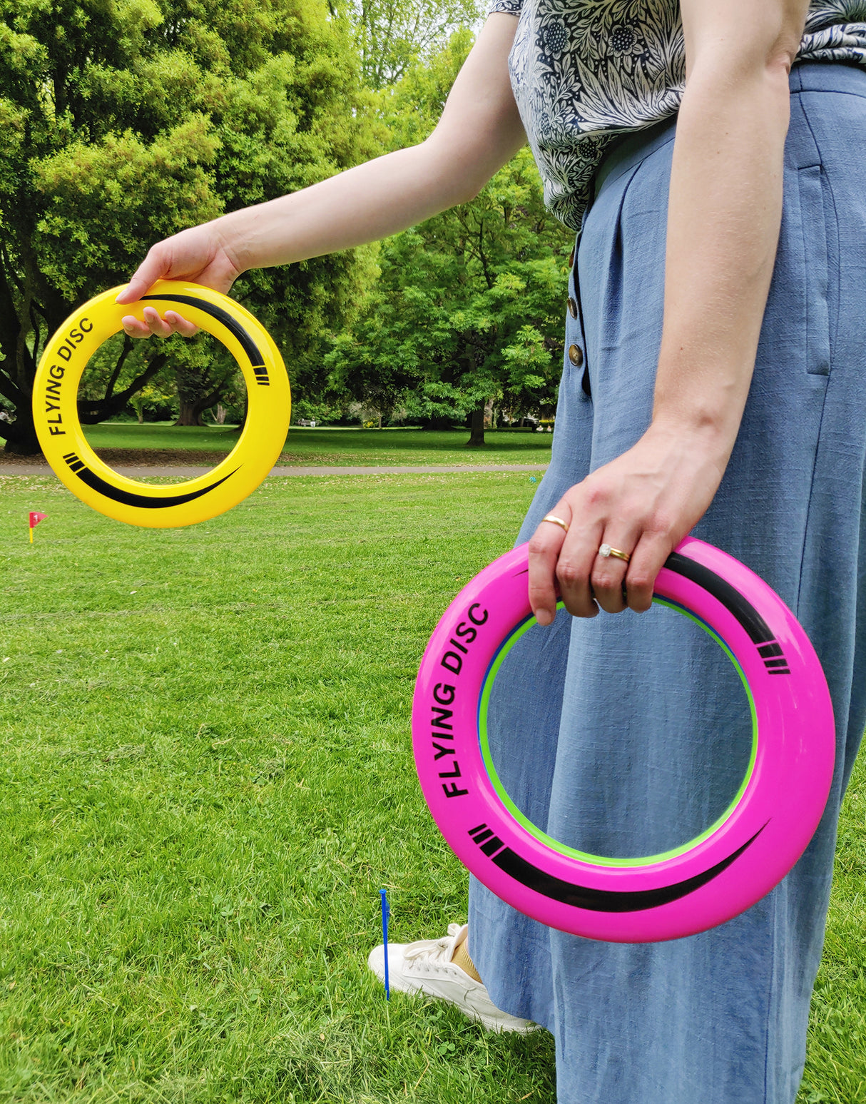 Flying Disc Golf Set - Outdoor Frisbee Golf Game