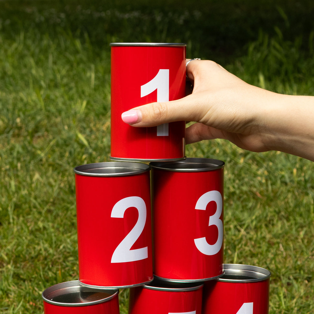 Carnival Games Tin Can Knockdown