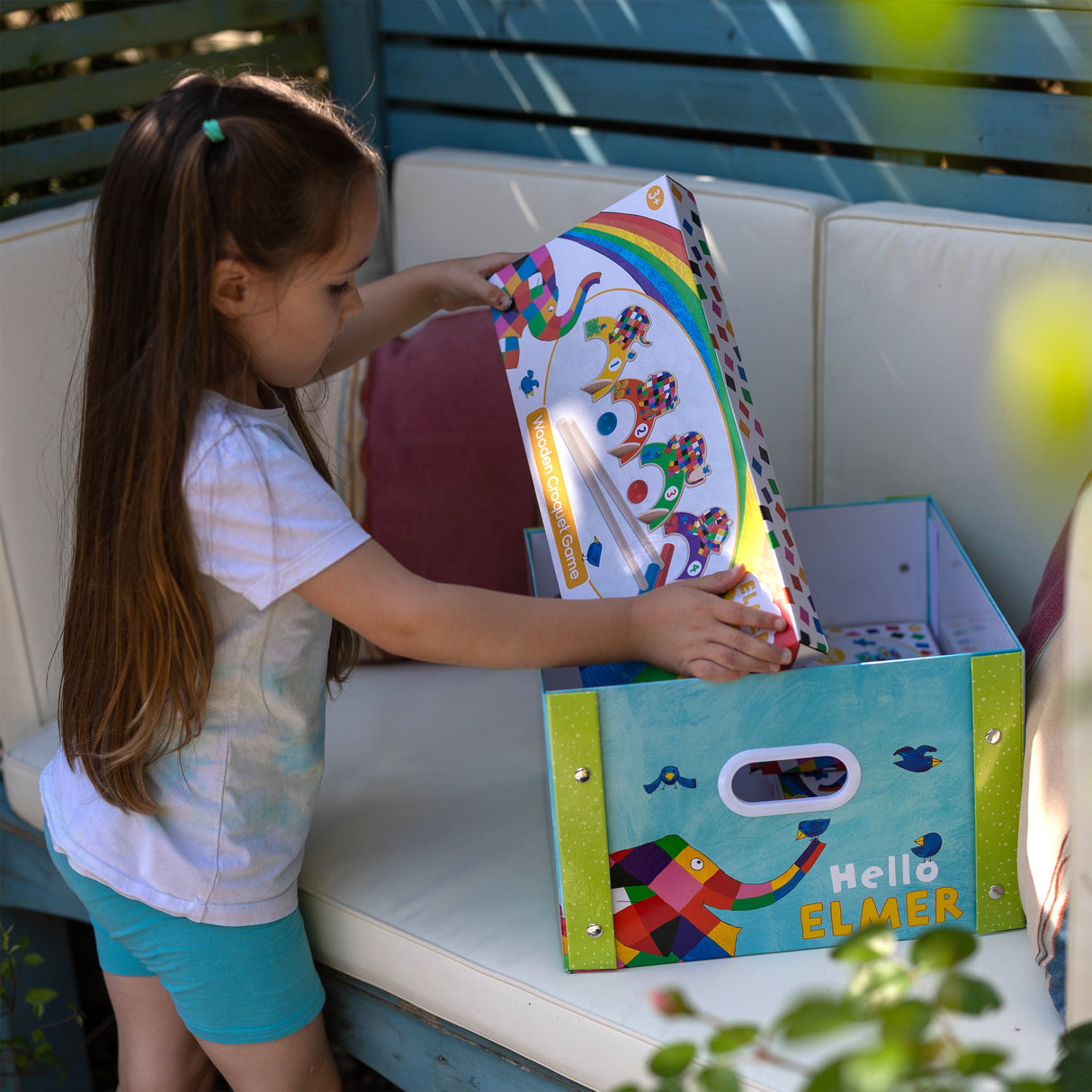 Hello Elmer Collapsible Storage Box