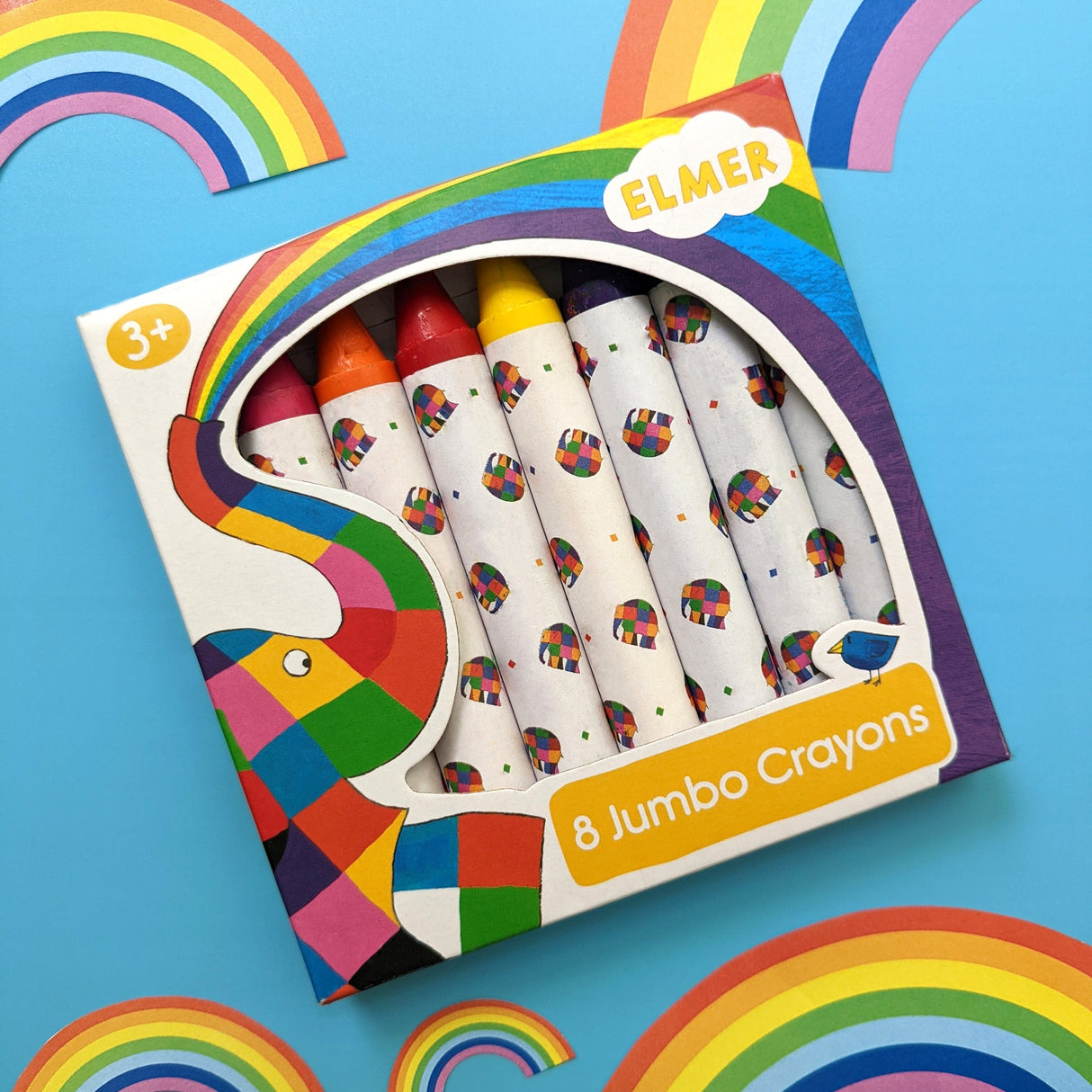 Elmer Set of 8 Jumbo Crayons