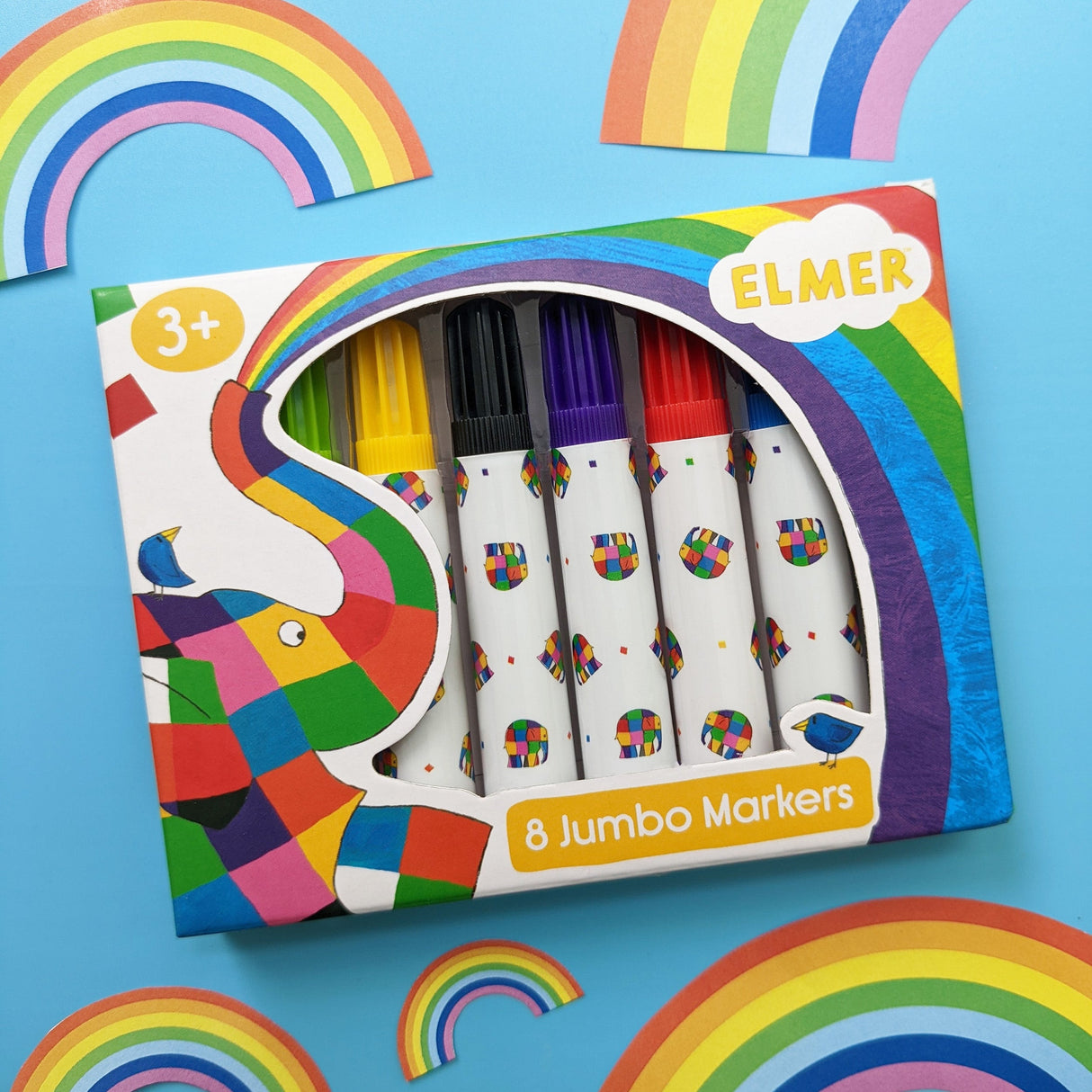 Elmer Set of 8 Jumbo Marker Pens