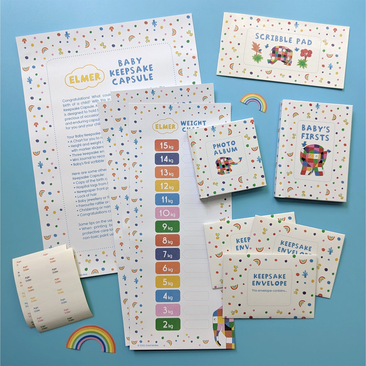 Elmer Baby Keepsake Capsule