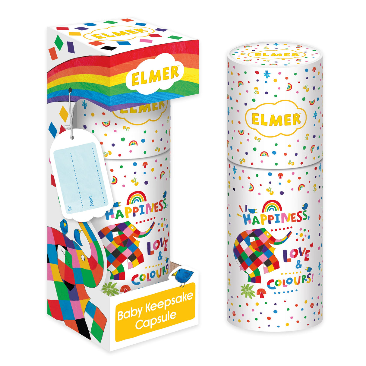 Elmer Baby Keepsake Capsule