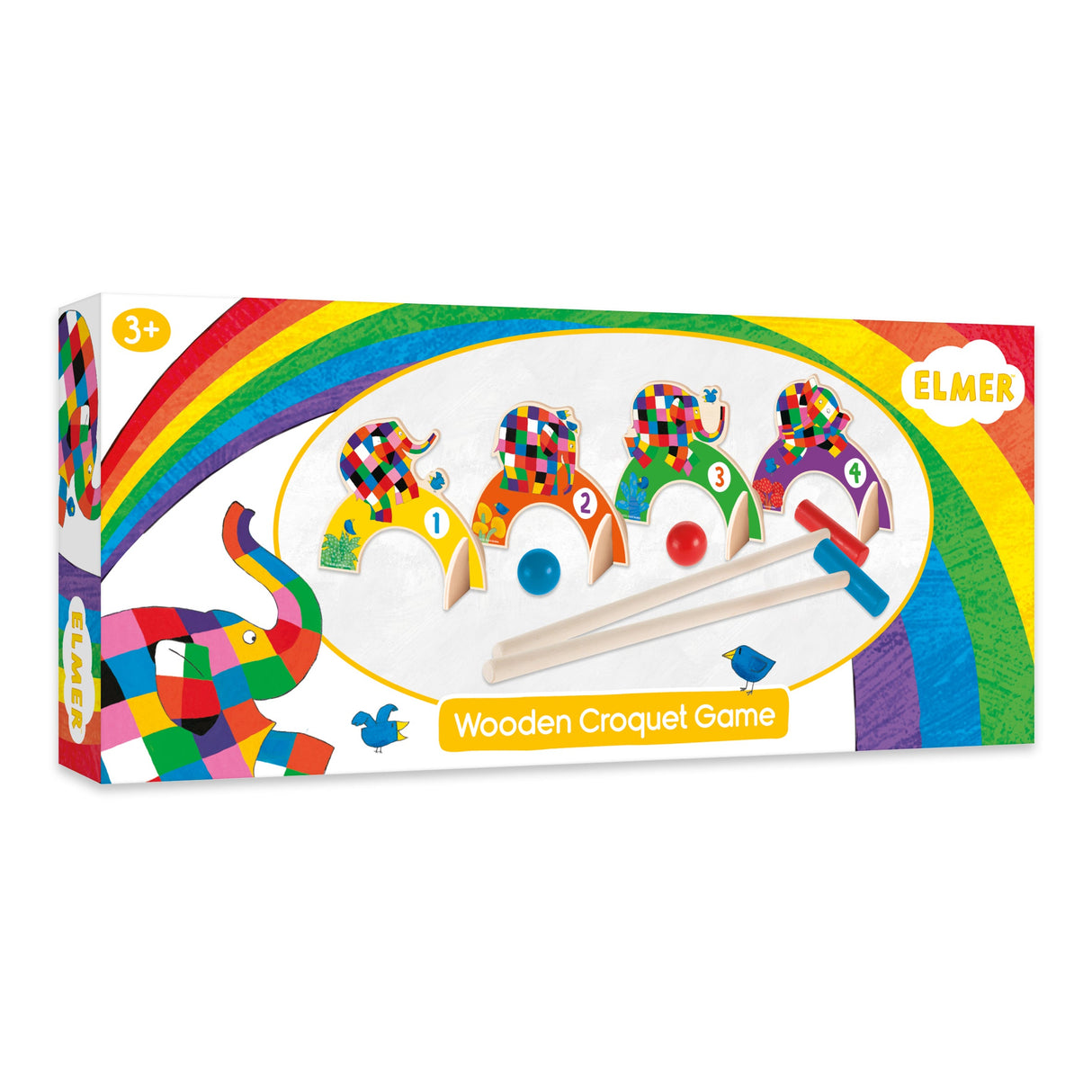 Elmer Children’s Wooden Croquet Set