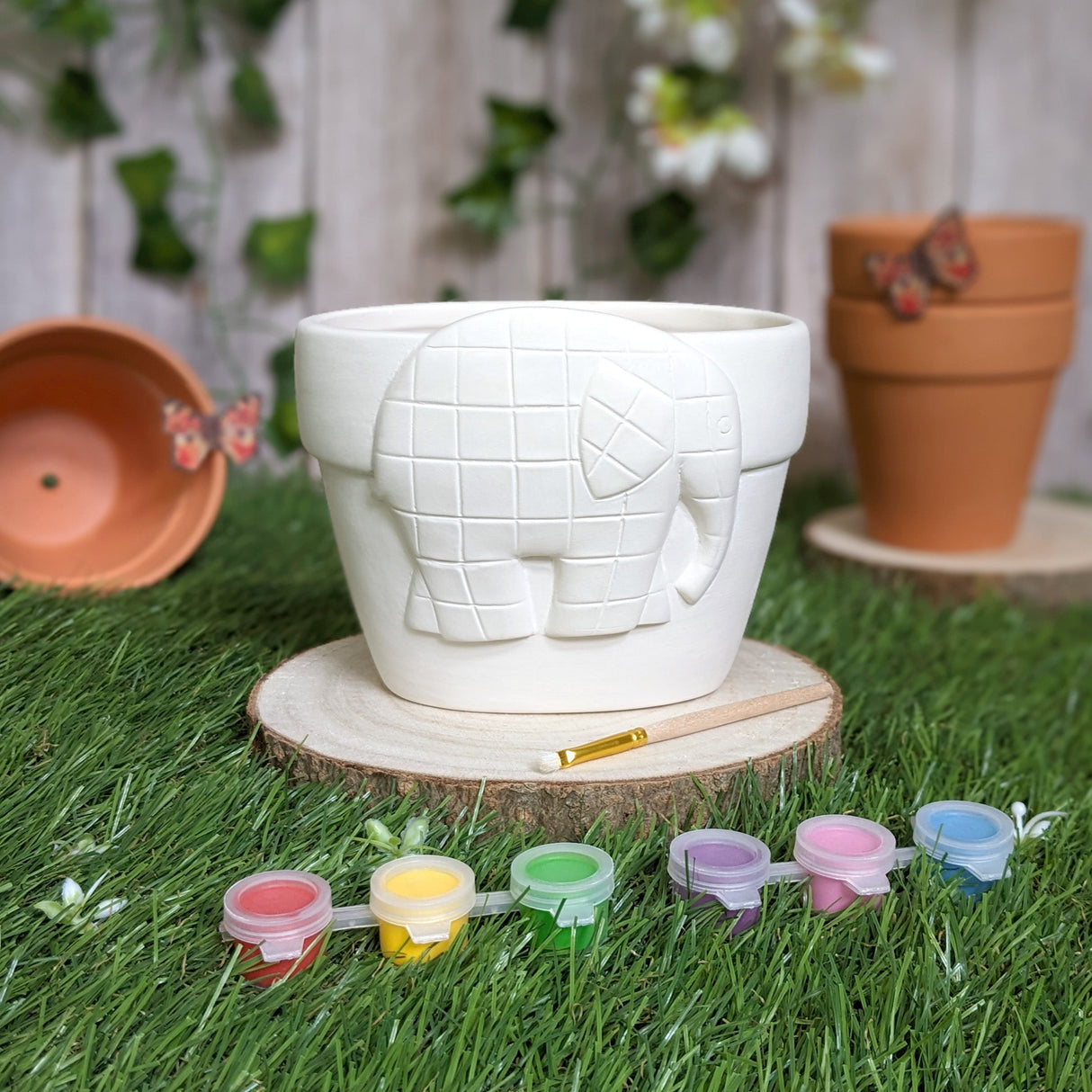 Elmer Paint Your Own Plant Pot