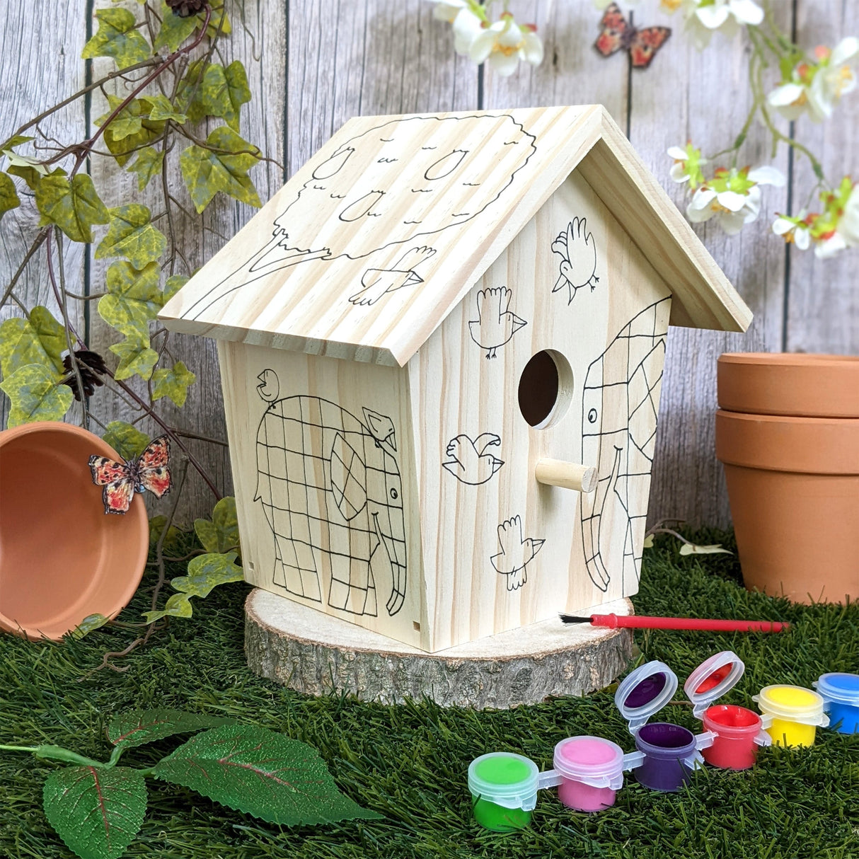 Elmer Paint Your Own Bird House