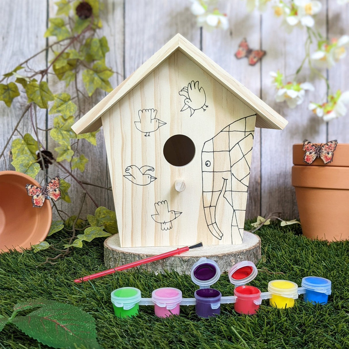 Elmer Paint Your Own Bird House