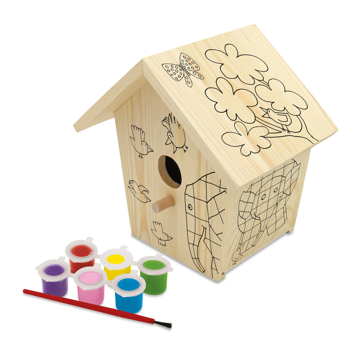 Elmer Paint Your Own Bird House