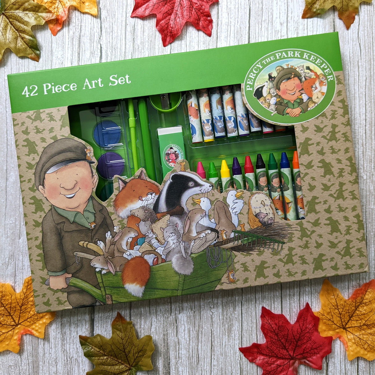Percy The Park Keeper Children's 42 Piece Art Set
