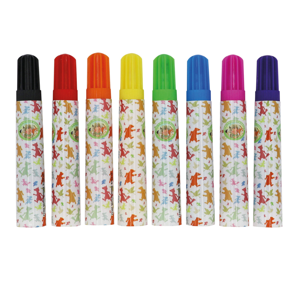 Percy The Park Keeper Set of 8 Jumbo Marker Pens