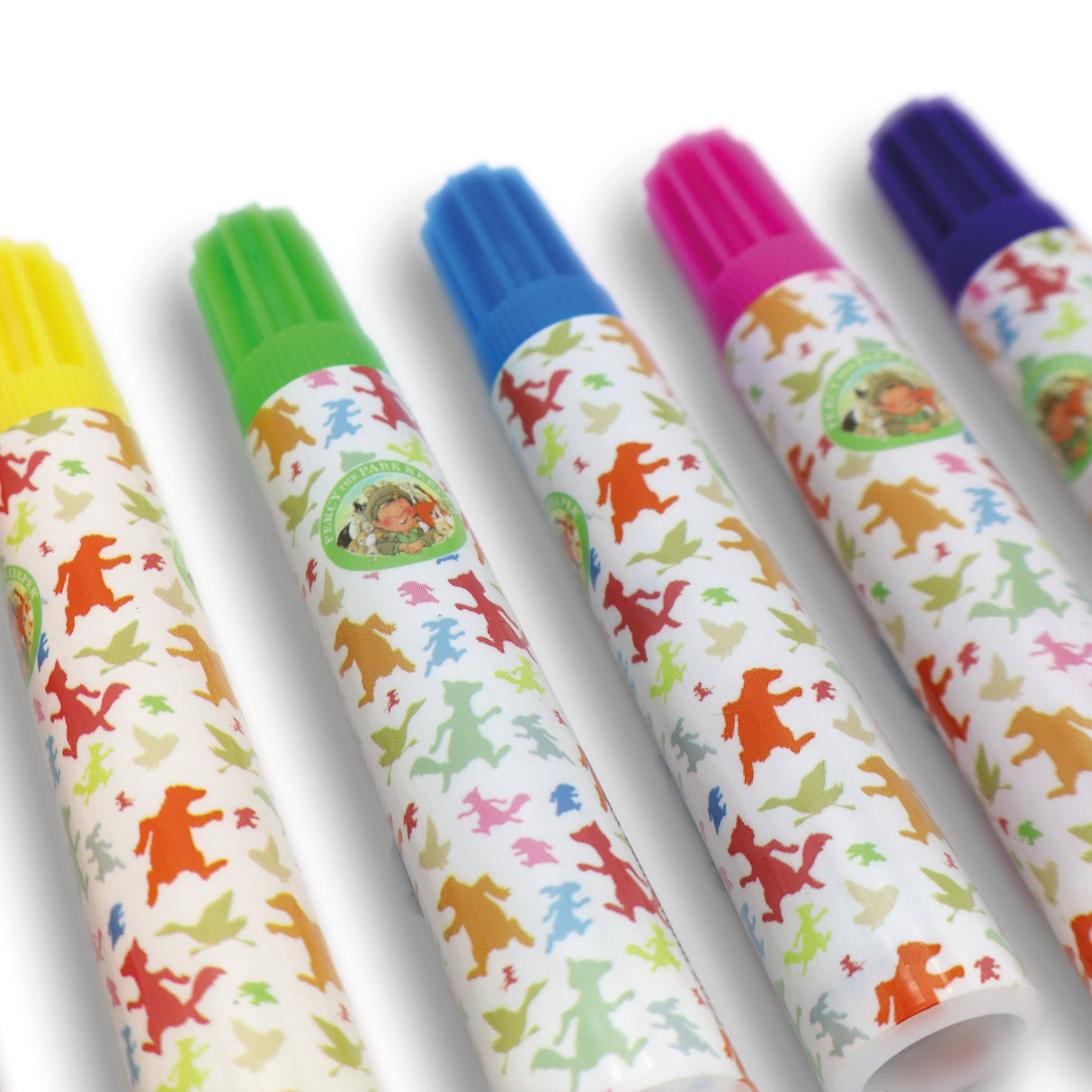 Percy The Park Keeper Set of 8 Jumbo Marker Pens