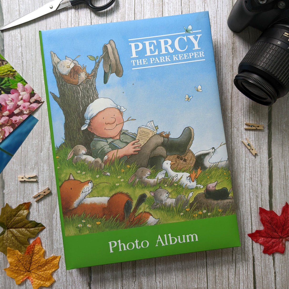 Percy The Park Keeper Portrait Photograph Album in Gift Box