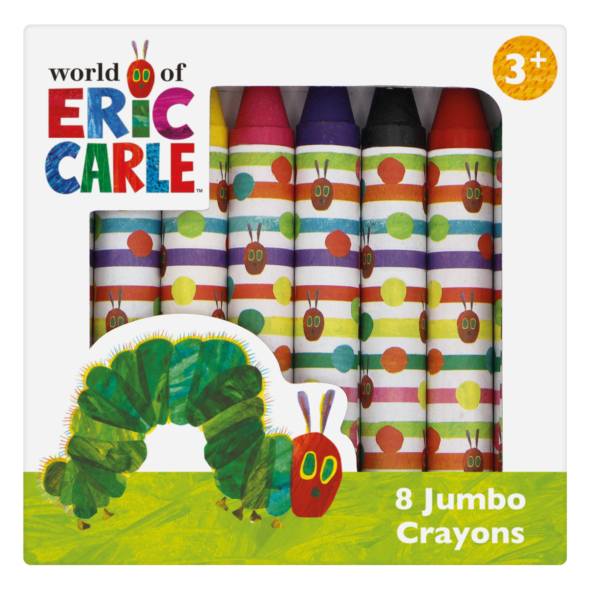 The Very Hungry Caterpillar Set of 8 Jumbo Crayons