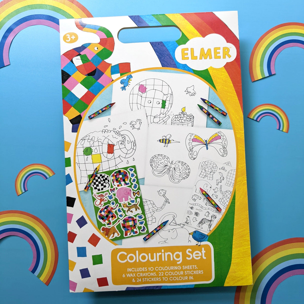 Elmer Children's Colouring Set