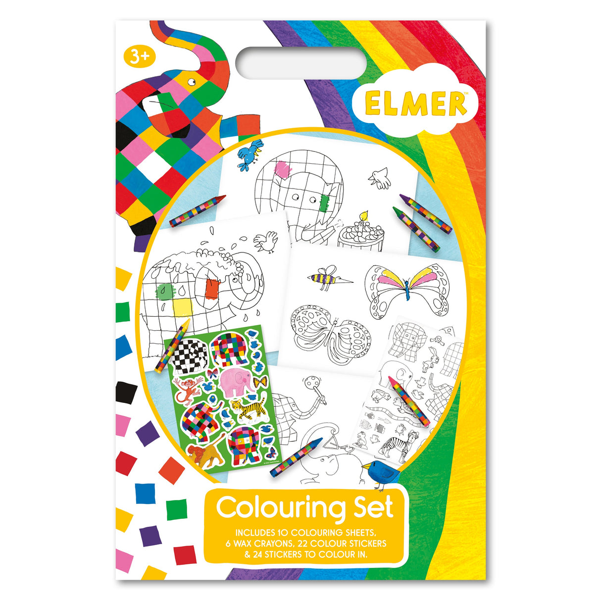 Elmer Children's Colouring Set
