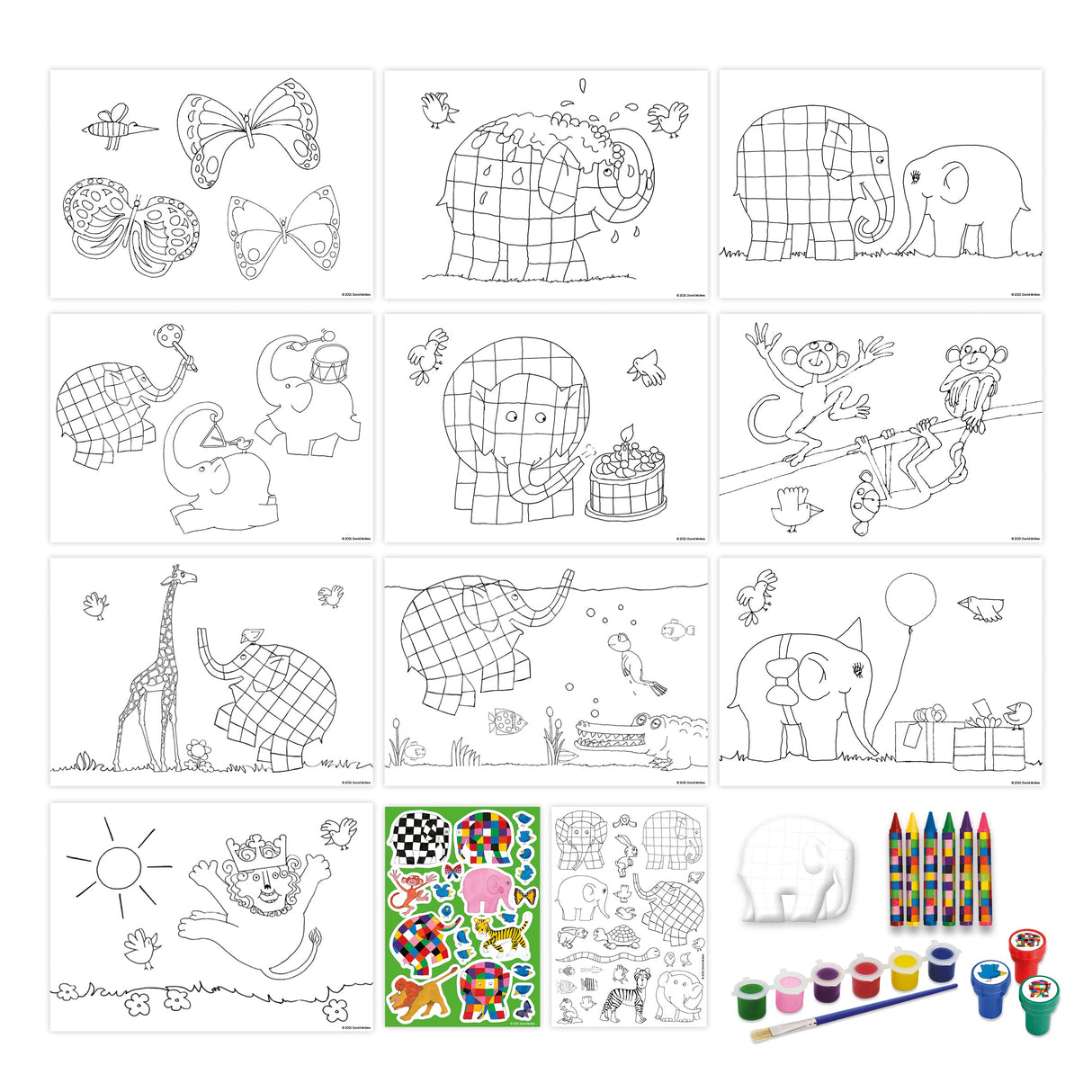 Elmer Children's Art Activity Set