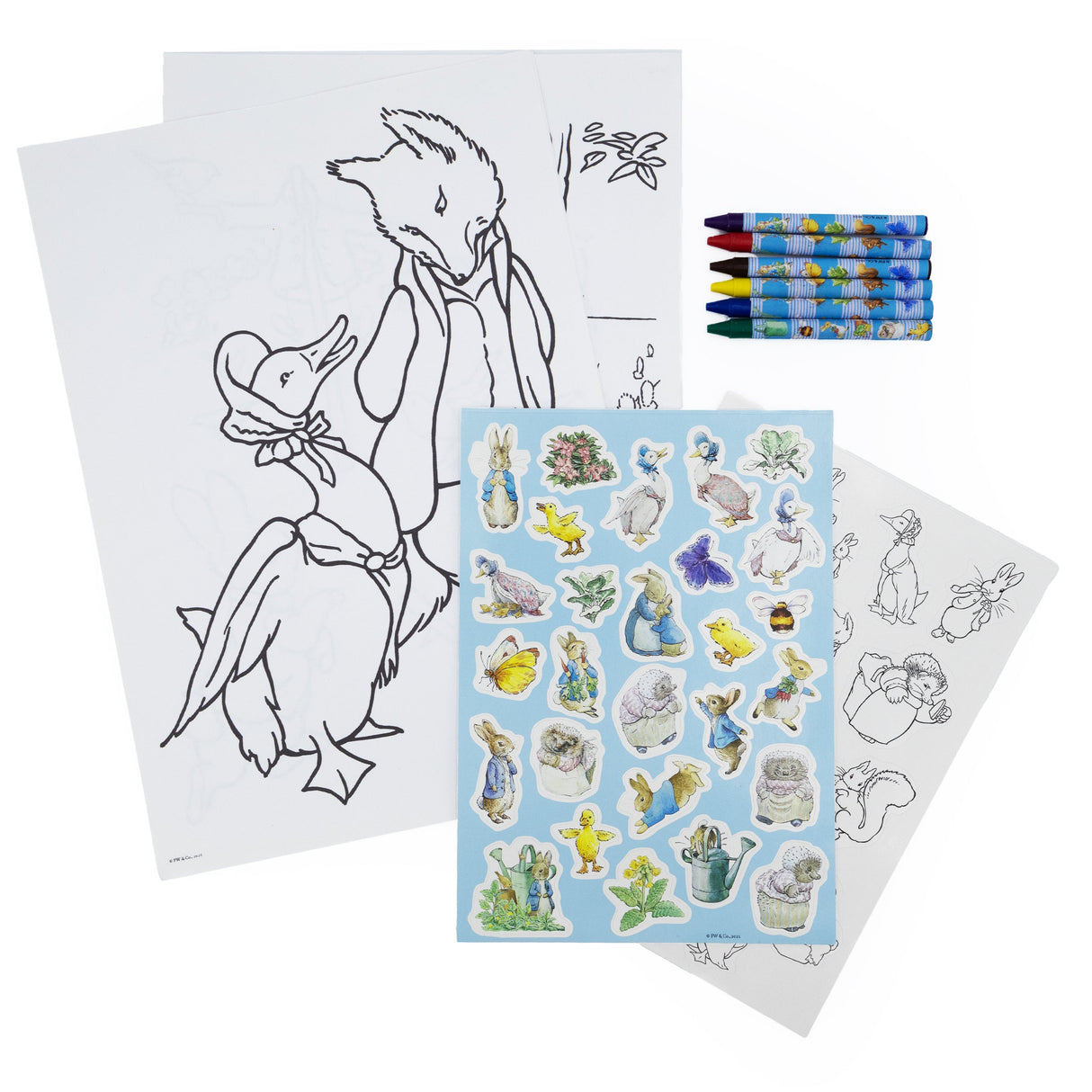 Beatrix Potter Children's Colouring Set