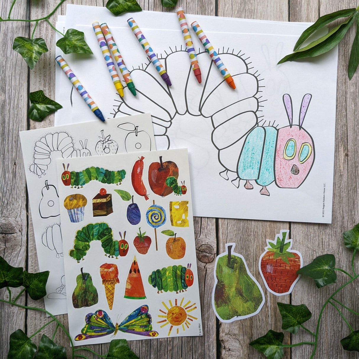 The Very Hungry Caterpillar Children's Colouring Set