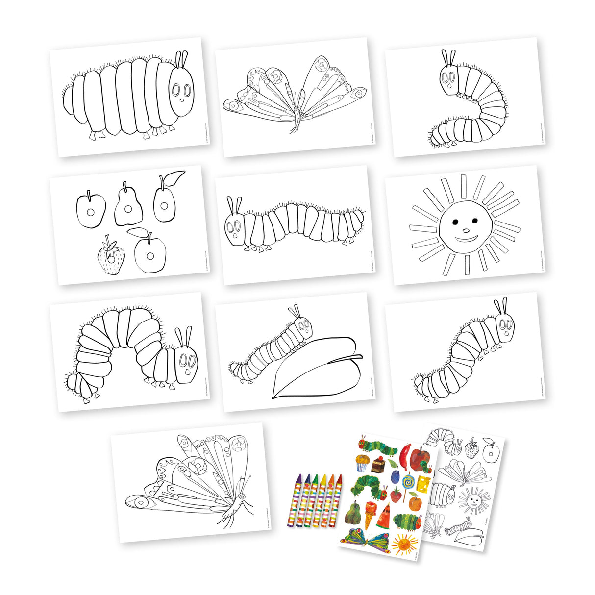 The Very Hungry Caterpillar Children's Colouring Set