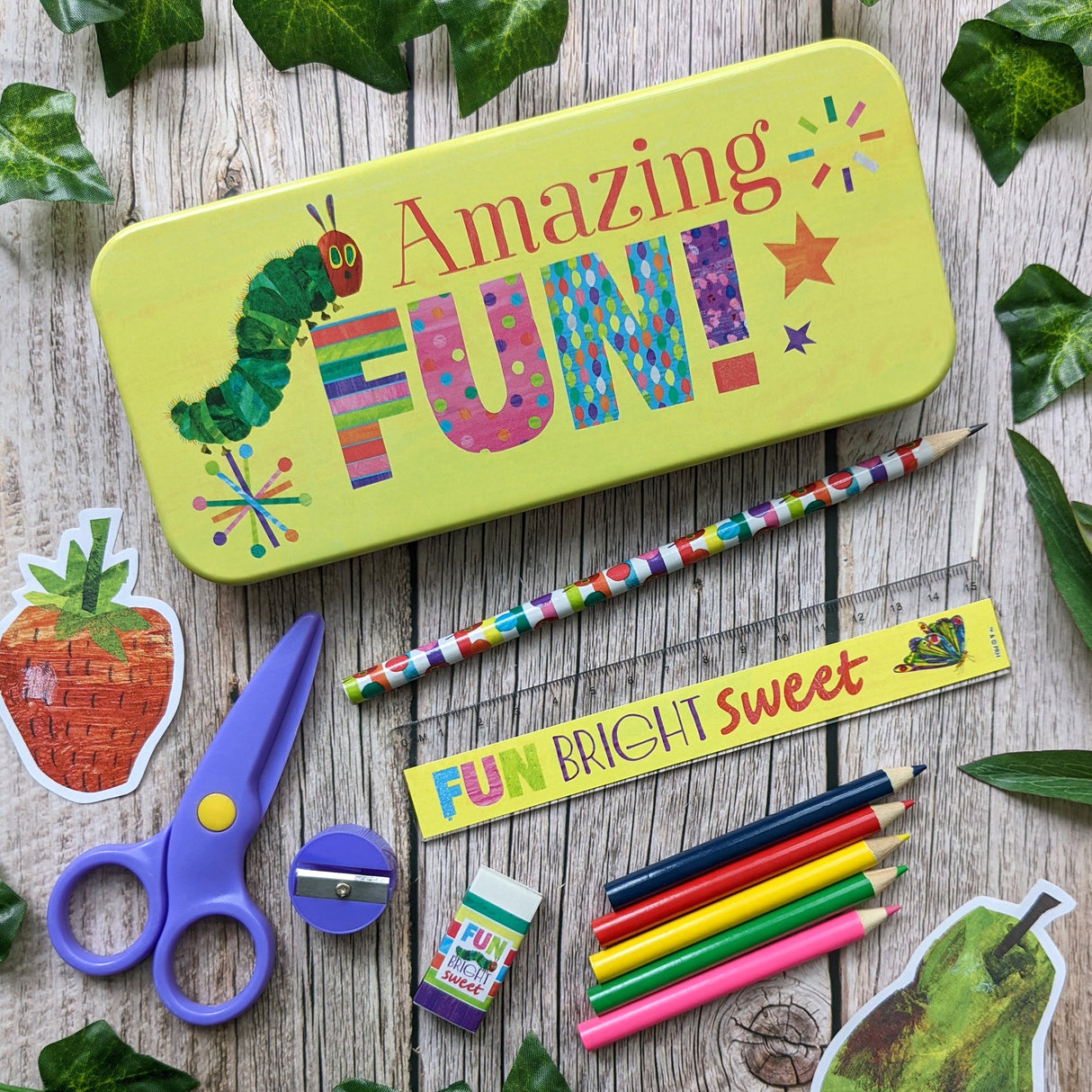 The Very Hungry Caterpillar Children’s Stationery Tin Set