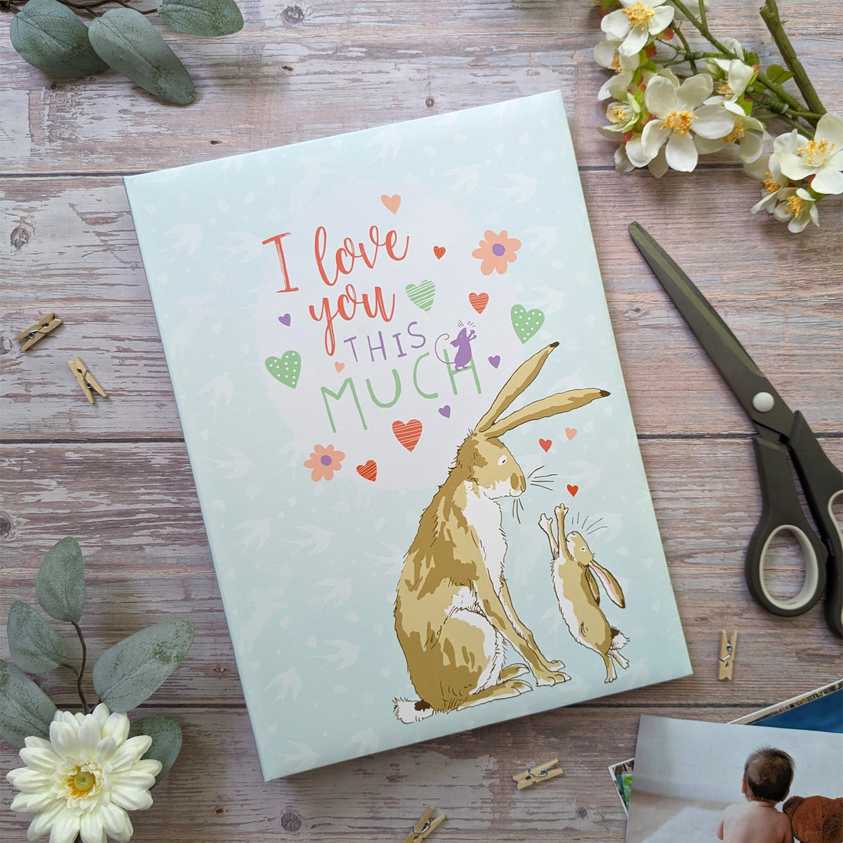 Guess How Much I Love You Portrait Photograph Album in Gift Box