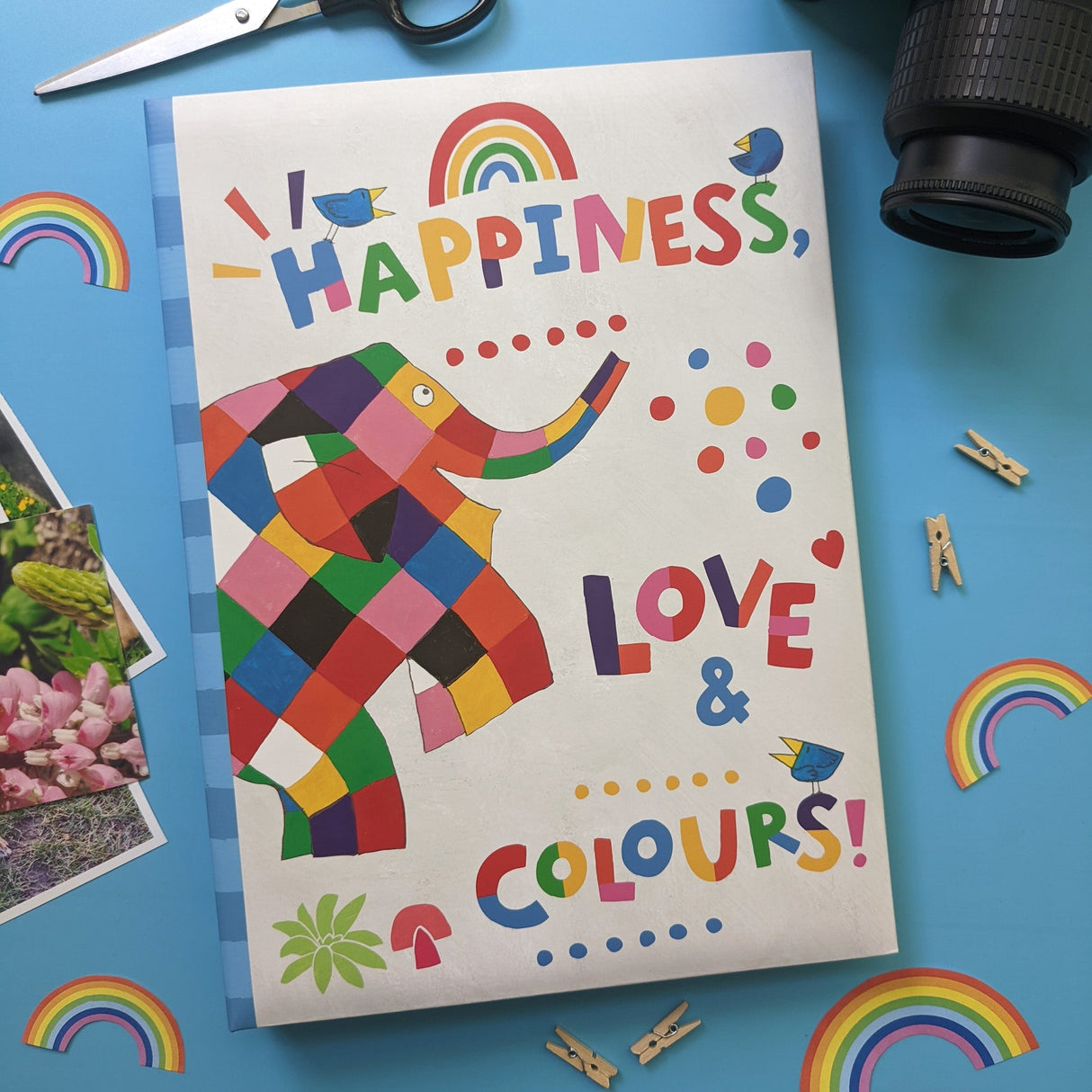 Elmer Portrait Photograph Album in Gift Box