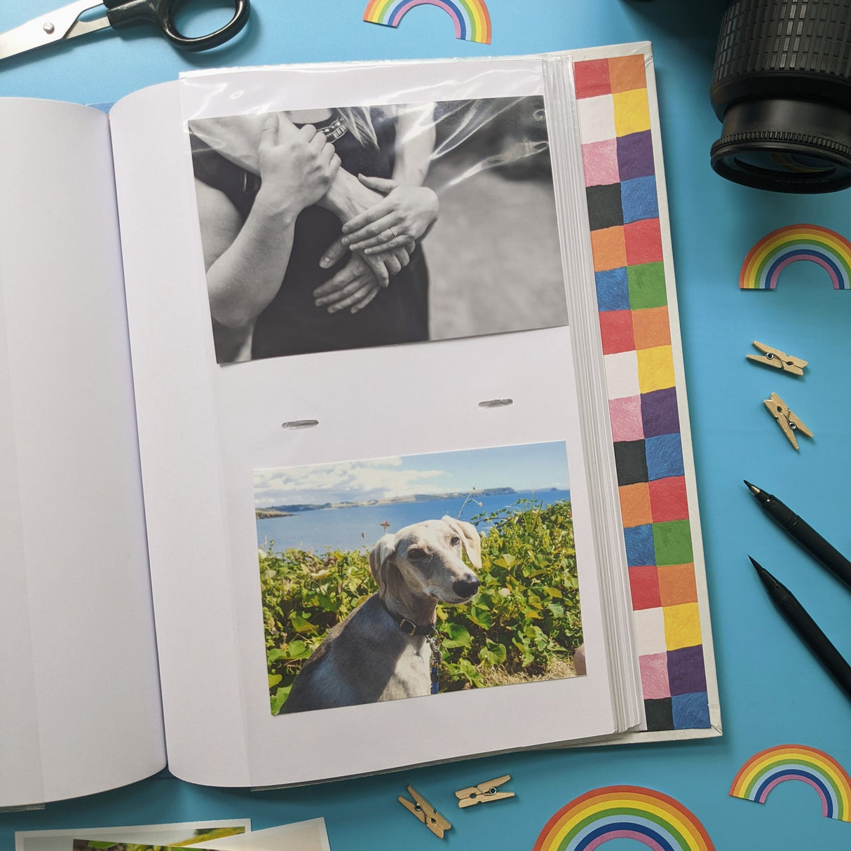 Elmer Portrait Photograph Album in Gift Box